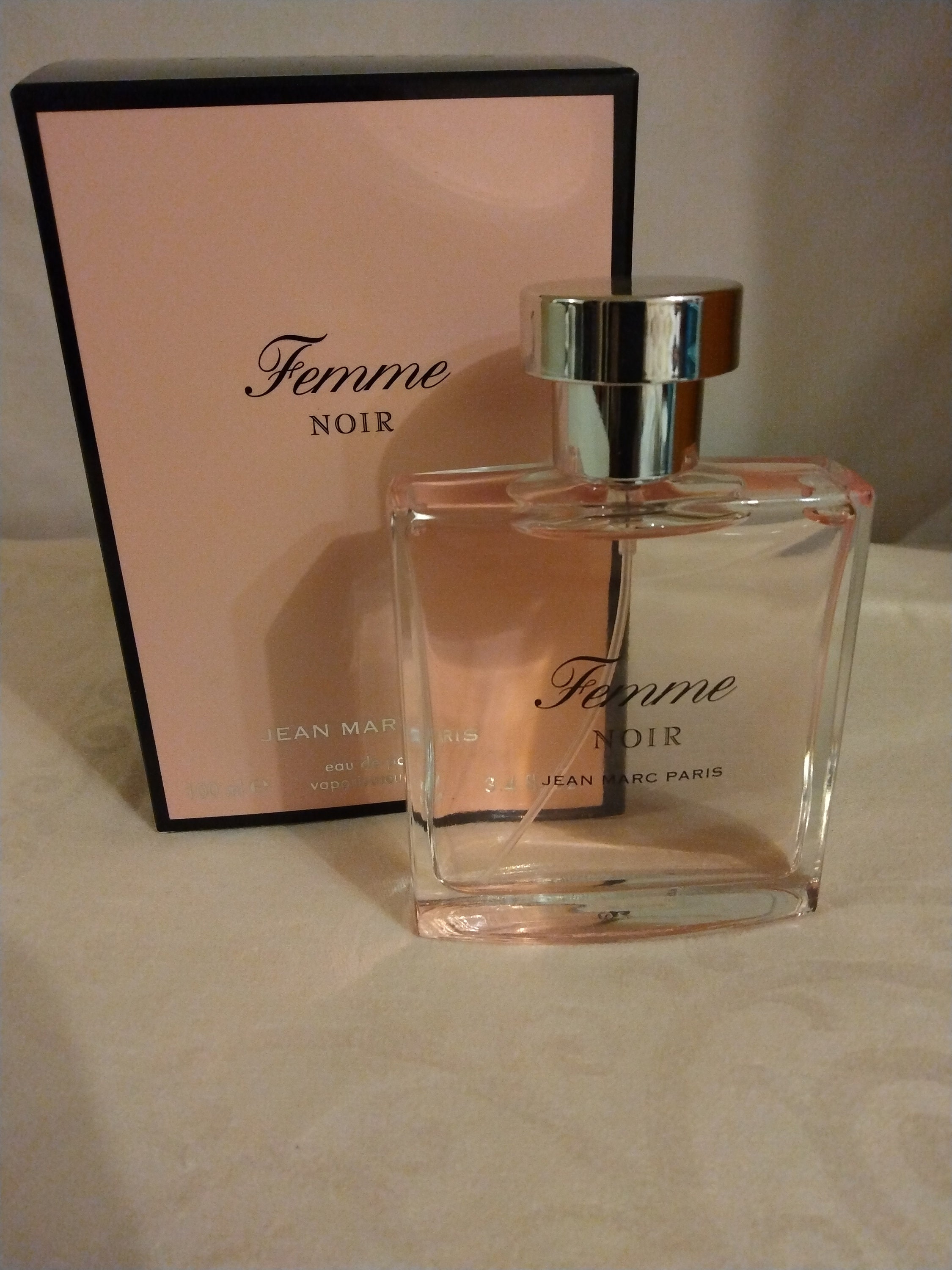 Femme Noir Perfume Jean Marc Paris eau de parfum vaporisateu spray 100 ml  3.4 fl