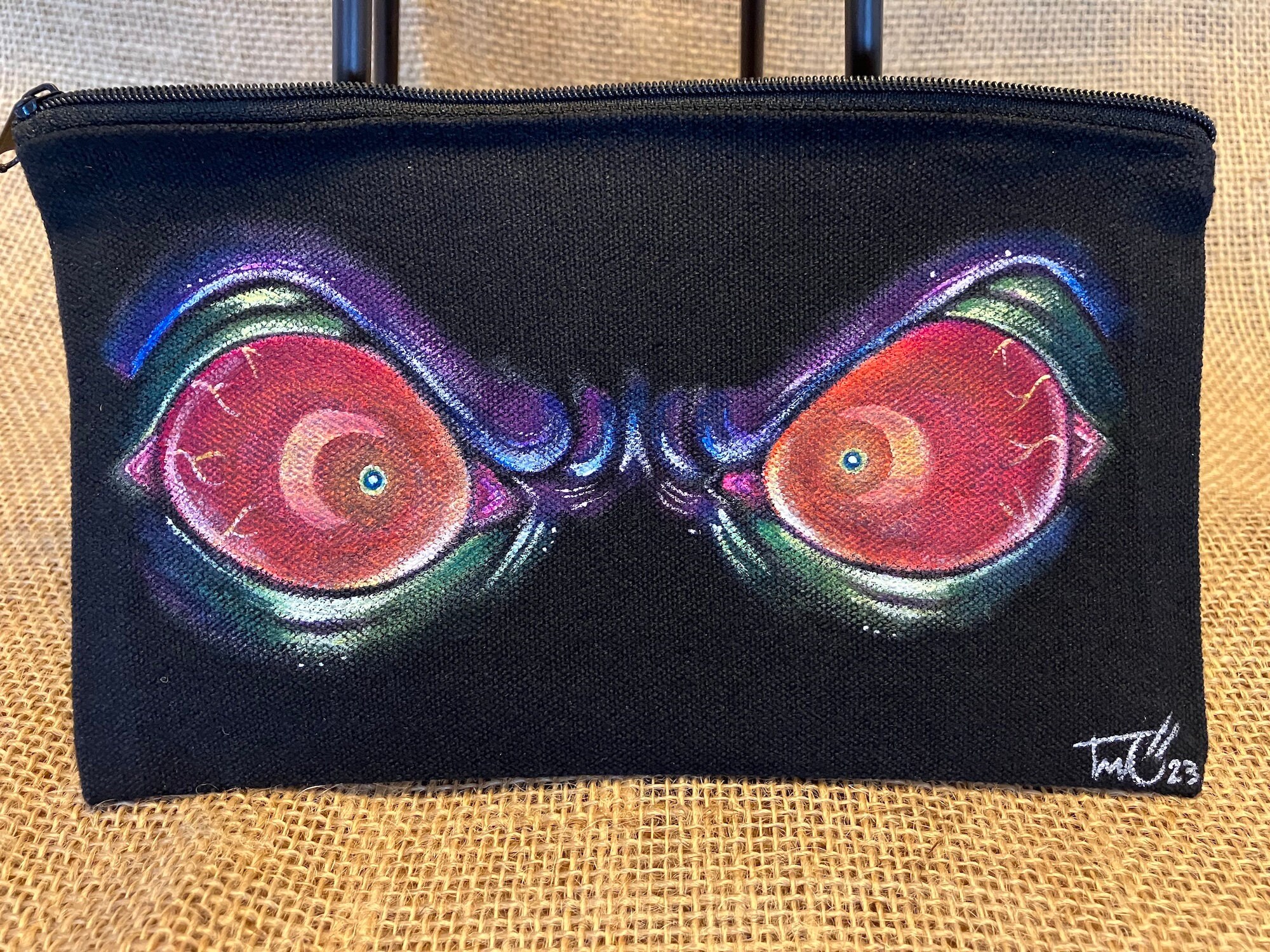 Scary Eyes Glow in Black Light