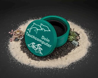 Personalisierte Transportbox für Suunto Eon Core Tauchcomputer | Handmade in Germany | 3D Druck