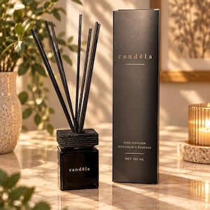 Luxury Reed Diffuser, Hotel Inspired Home Fragrance, 150ml Scent Diffuser, Housewarming Gift, Golden Hour, Zen Garden, Coastal Light