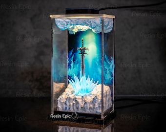 FR0STMOURNE SW0RD lamp, World of Warcraft night light,
