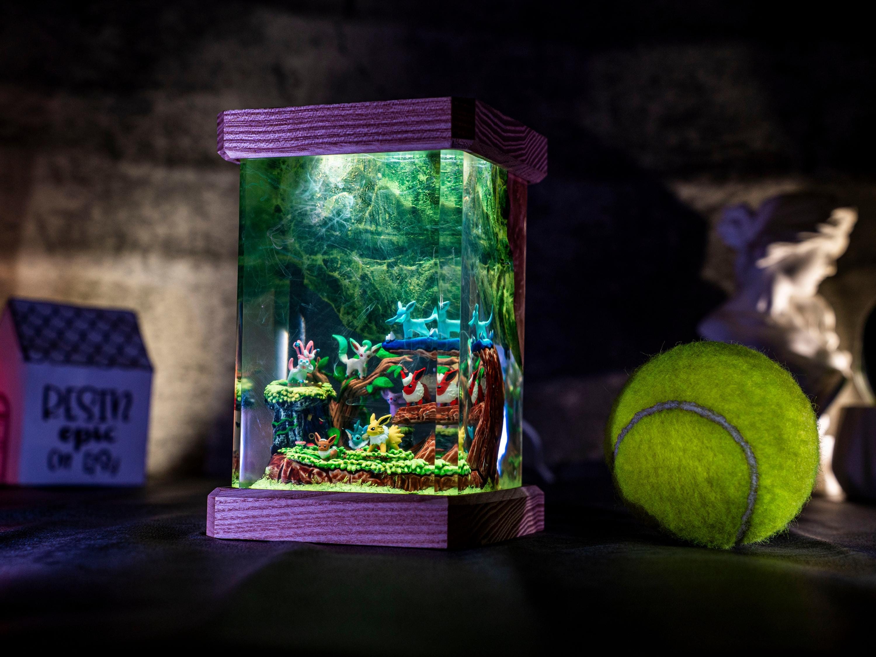 il_fullxfull.7417580571_50mz Pokemon Gengar resin lamp – Unique Epoxy Night Light, p0kemon resin lamp, Gift for Him, gengar figure, father's day gift ideas, Gift for dad