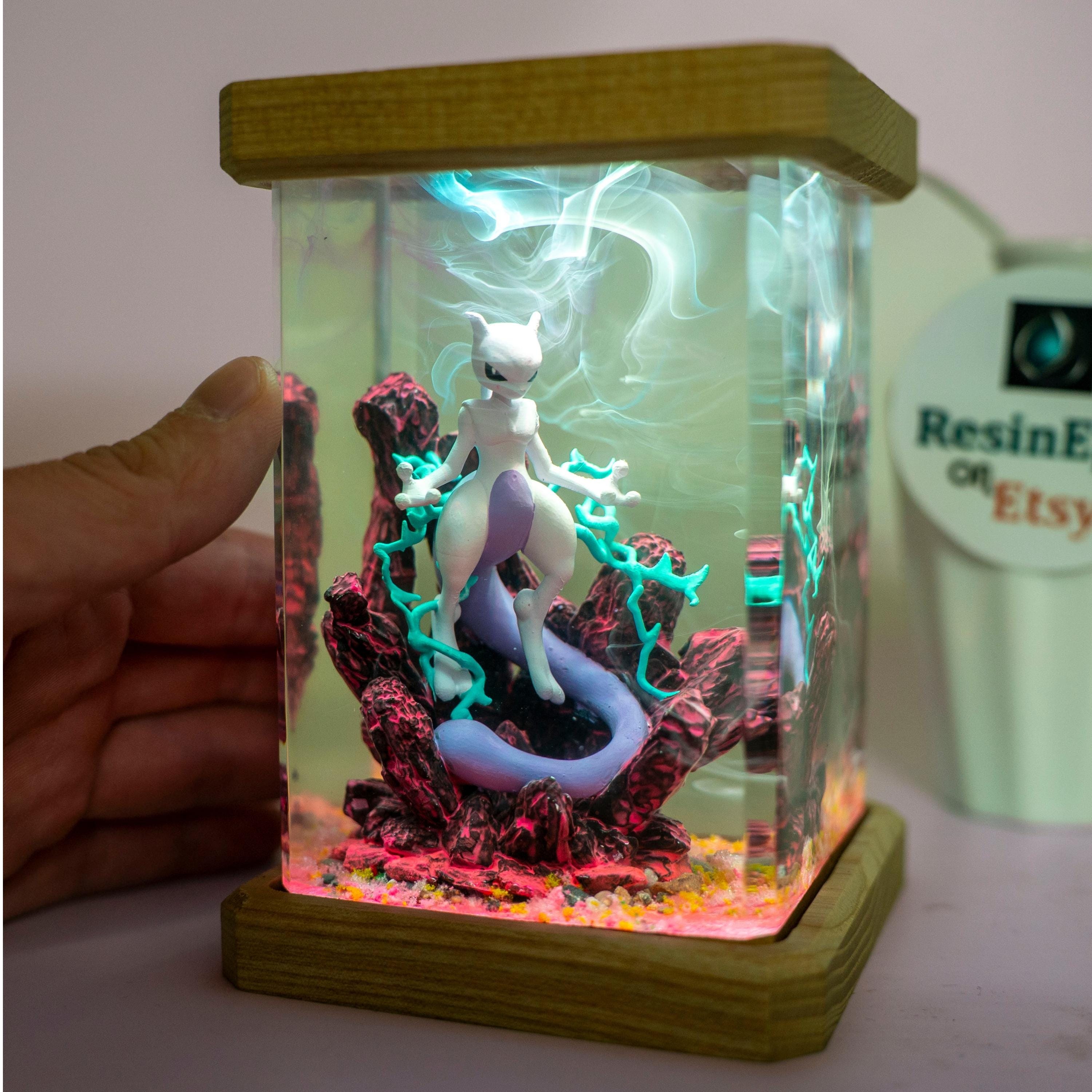 il_fullxfull.7369662784_a1av Pokemon Gengar resin lamp – Unique Epoxy Night Light, p0kemon resin lamp, Gift for Him, gengar figure, father's day gift ideas, Gift for dad