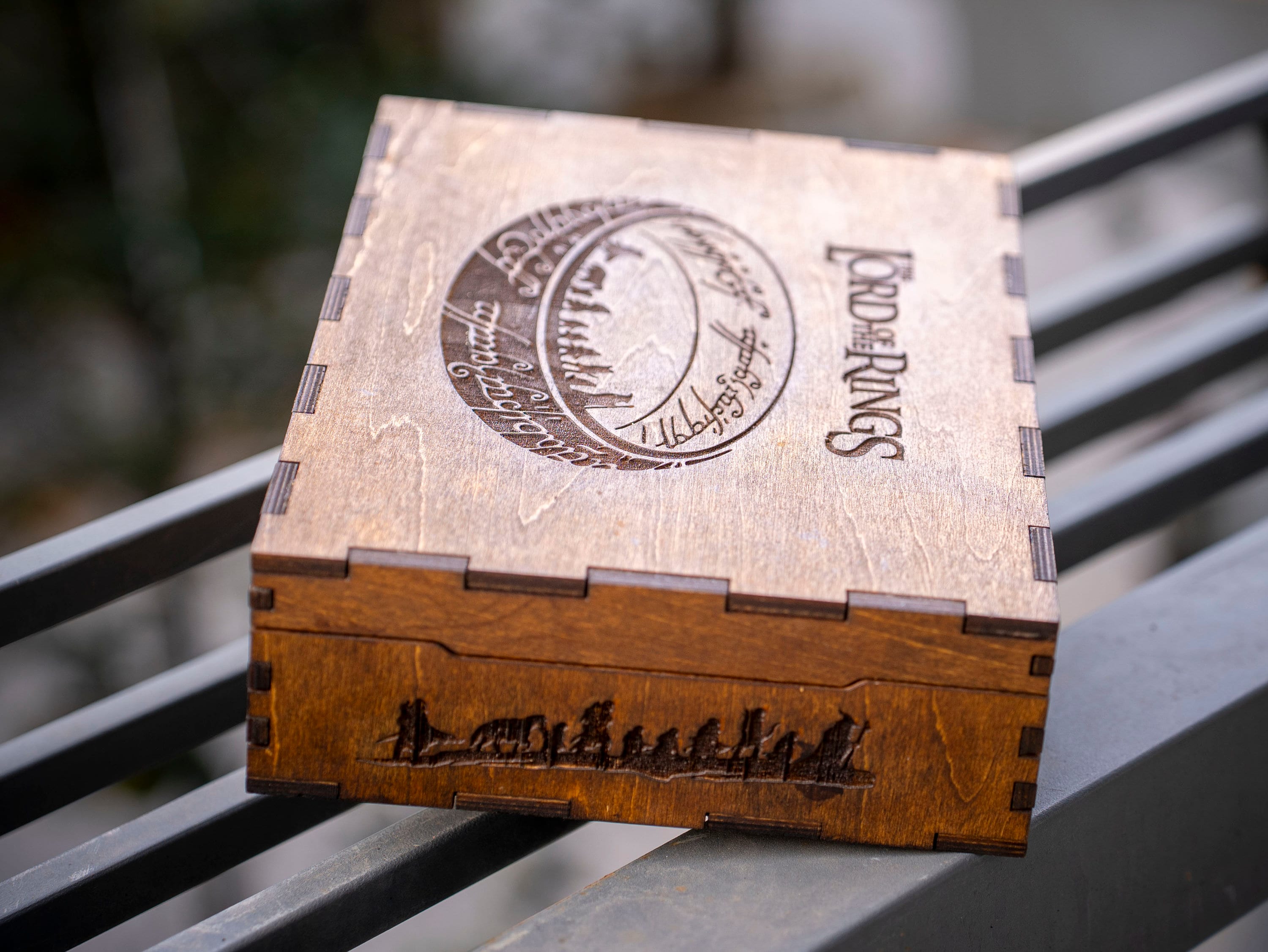 il_fullxfull.6074054146_a8v2 Ring OT dark lord wooden box, Personalized Wooden Gift Box, Engraved Wooden Box, Wood Memory Box, halloween gift, christmas gift