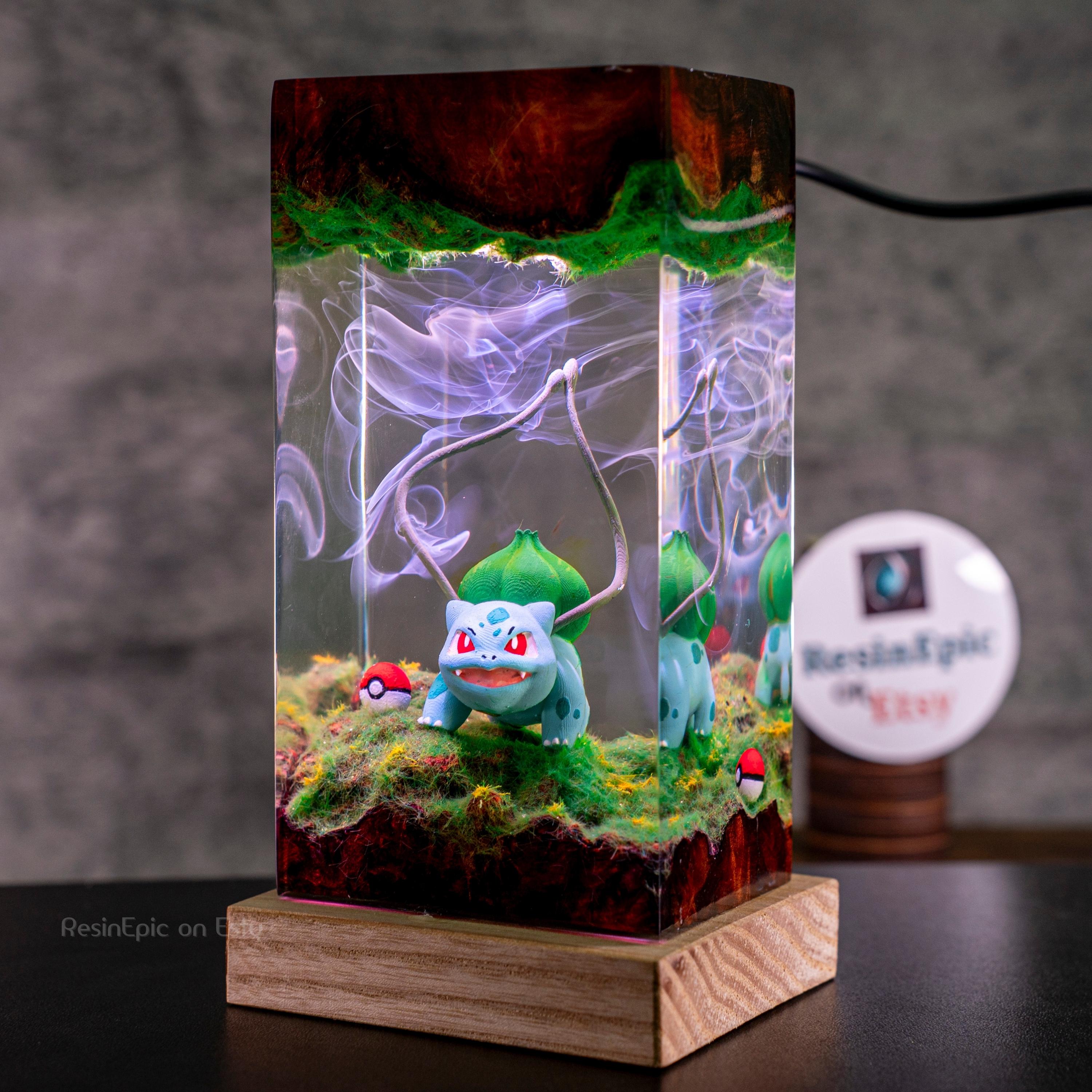 il_fullxfull.6999994384_r7s2 Custom Pokemon fushigidane Resin Night Light – Anime Lover & Collector Gift Decor, Bulbasaur figure