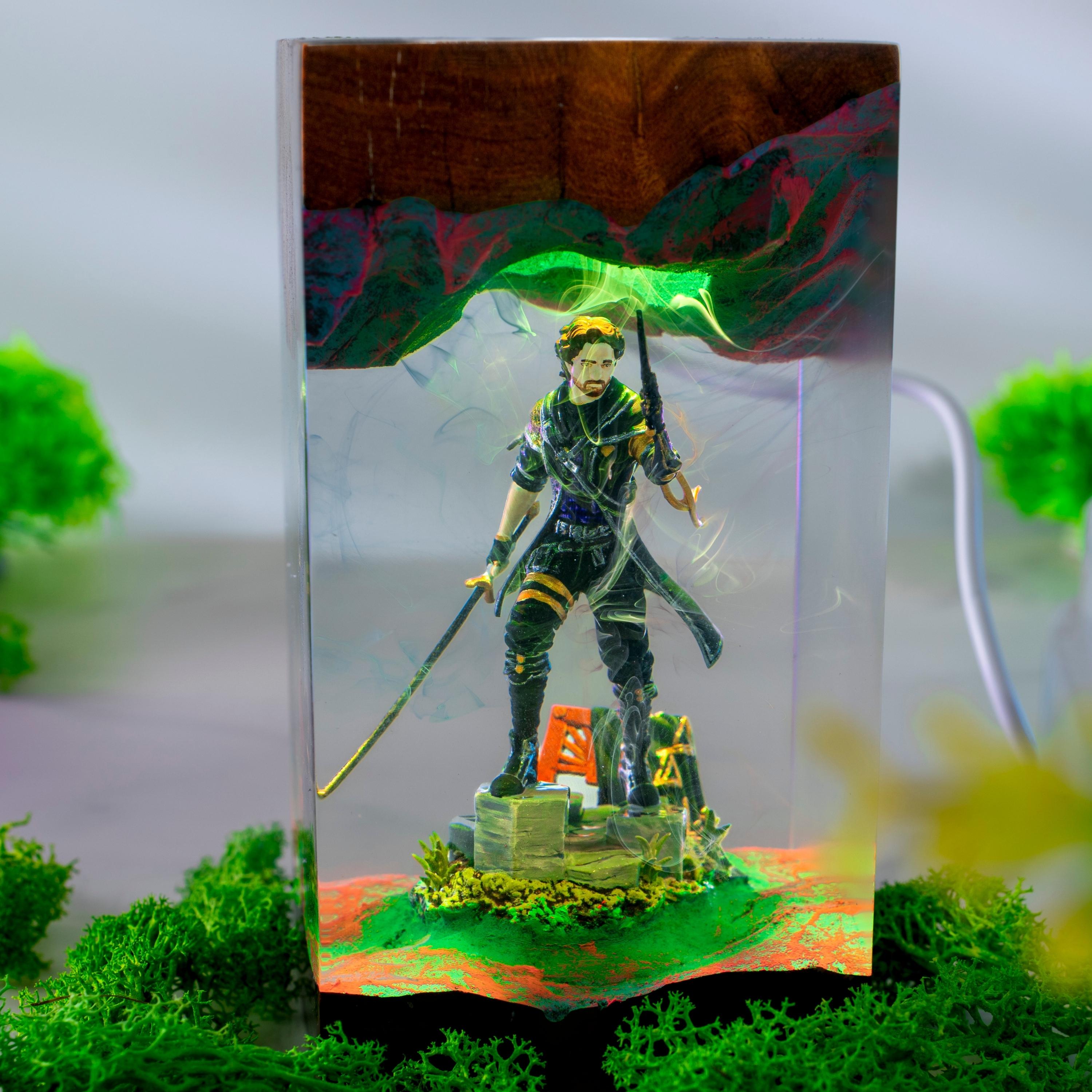 Gustave from Clair Obscur: Expedition 33 Night Light, Fantasy Game Collectible Gift, Gustave Figure, Diorama Maelle Expedition 33 Night lamp
