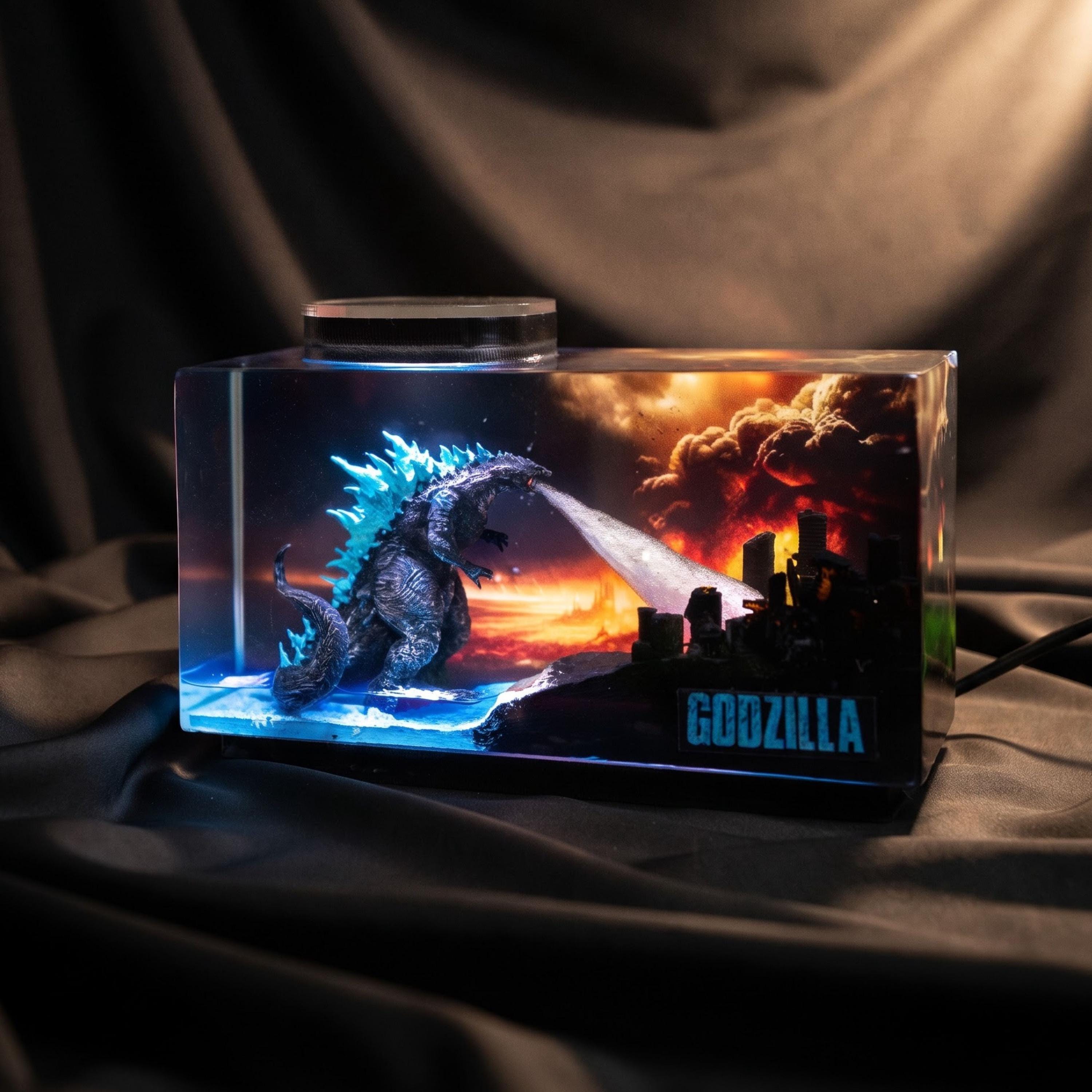 Godzilla Light Box - Etsy