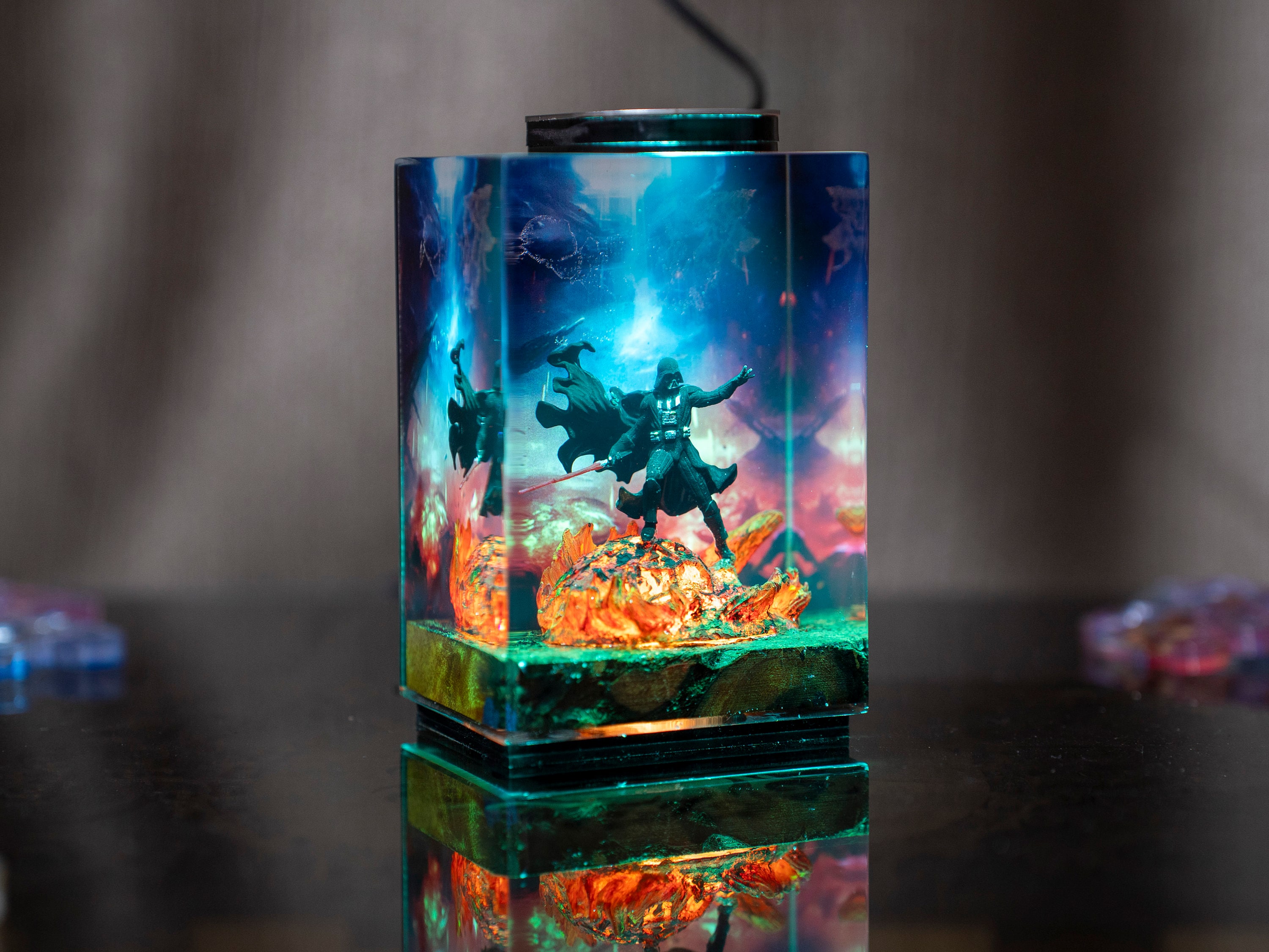 il_fullxfull.5978623835_d87a Star W.ars Dar.th Re.van epoxy resin lamp, Darth Vader diorama lamp, Custom S.tar Wars Epoxy Night Light, mother's day gift ideas