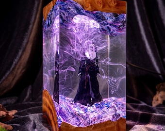 The Nun Valak Resin Lamp, Horror Movie Night Light, Demon Nun Decor, Jason Voorhees Horror, Jack Skellington Halloween Gift, Horror Fan Gift