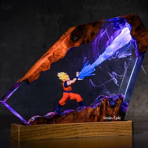 Son goku Super Saiyan Resin Lamp