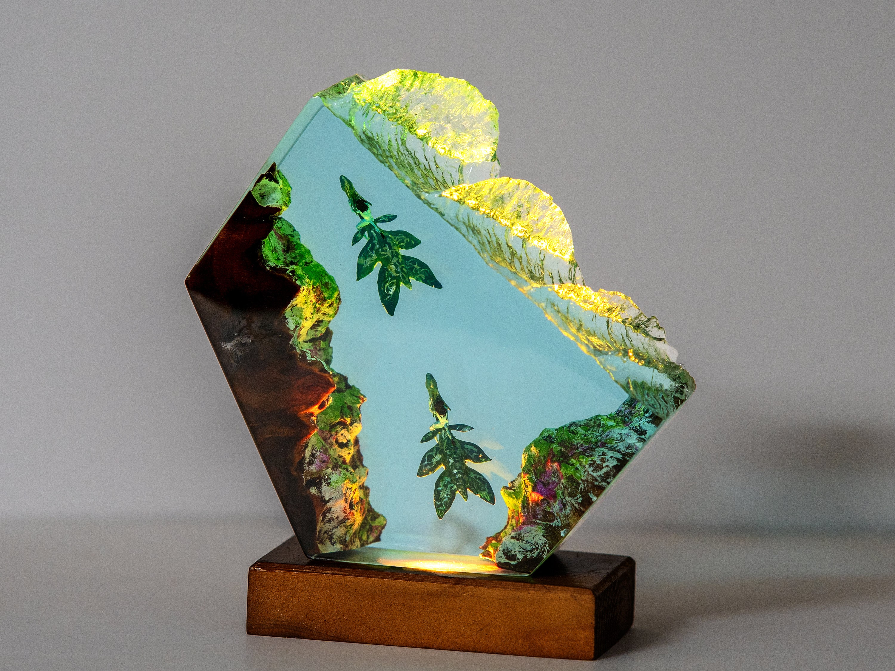 Ilu Avatar 2 Way of the Water, Avatar 3, Epoxy and Wooden Night Lights, Lighting Home Decor, Birthday Gifts, Gifts for Mom
