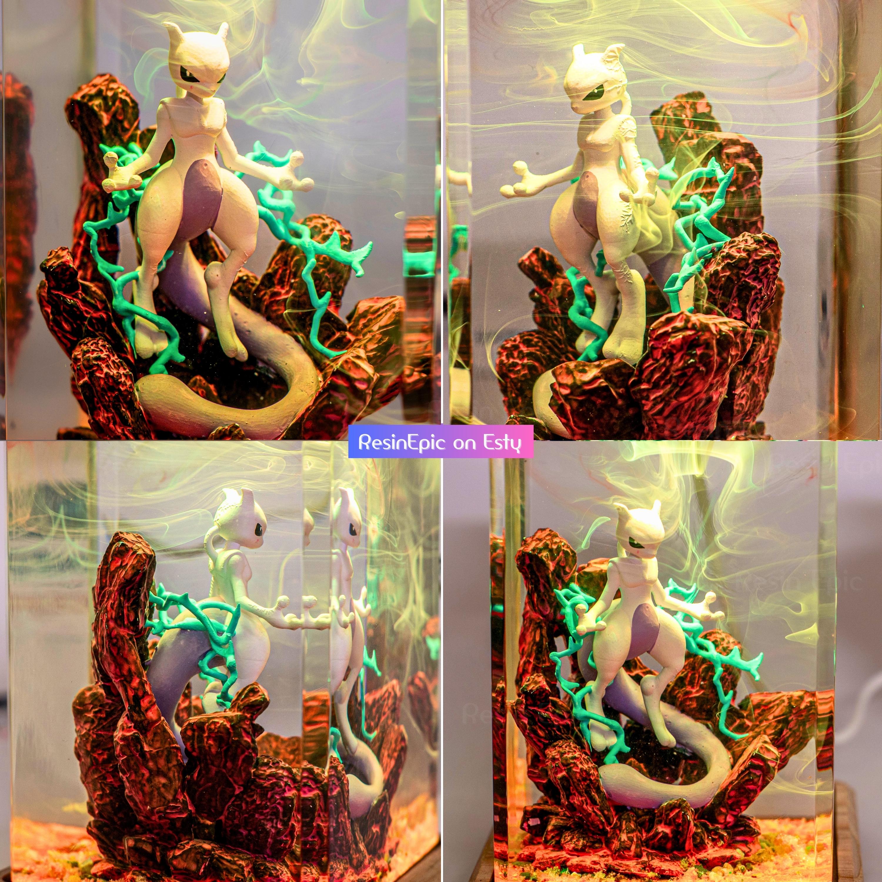 il_fullxfull.7417581917_mhvx Pokemon Gengar resin lamp – Unique Epoxy Night Light, p0kemon resin lamp, Gift for Him, gengar figure, father's day gift ideas, Gift for dad