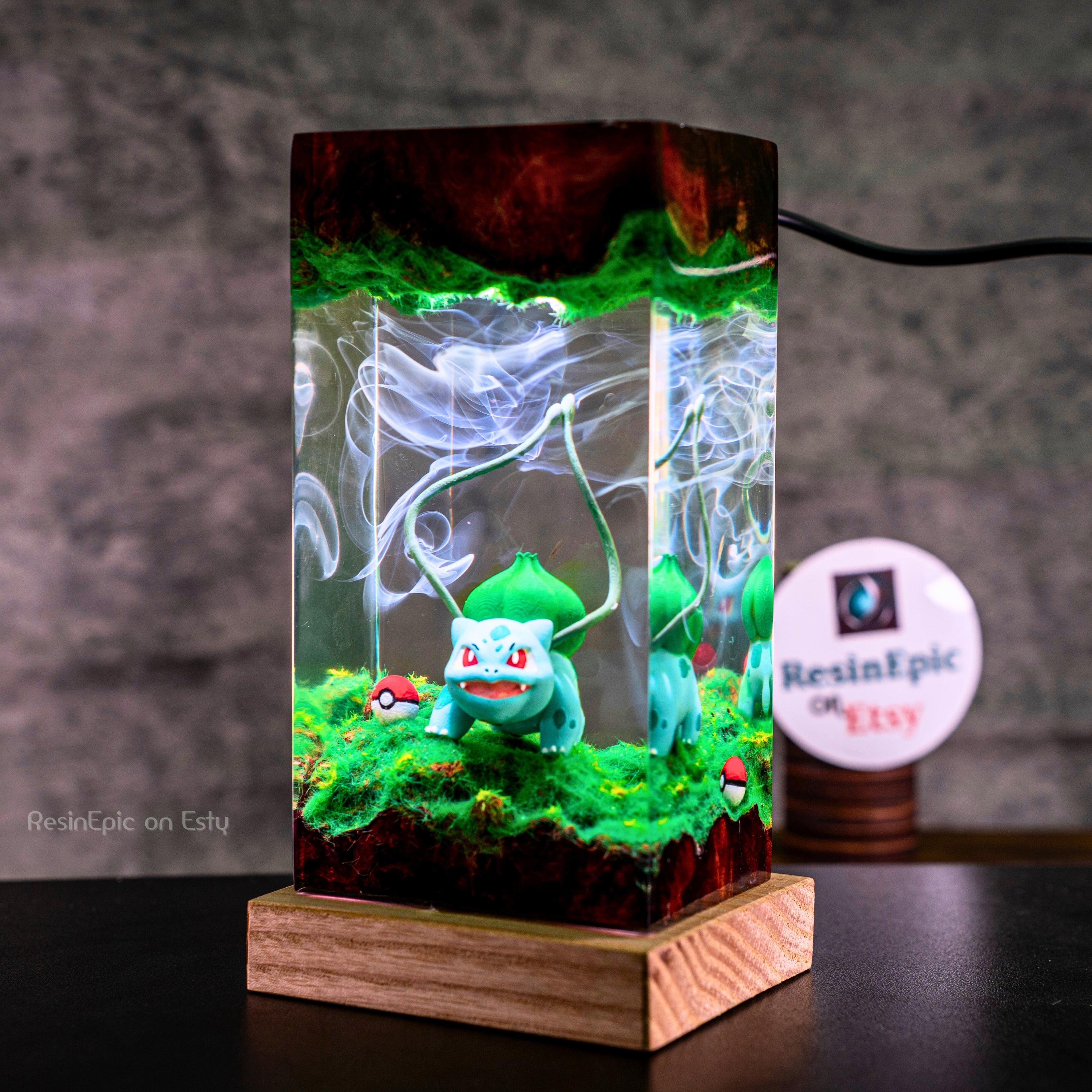 il_fullxfull.6999994196_fyvf Custom Pokemon fushigidane Resin Night Light – Anime Lover & Collector Gift Decor, Bulbasaur figure