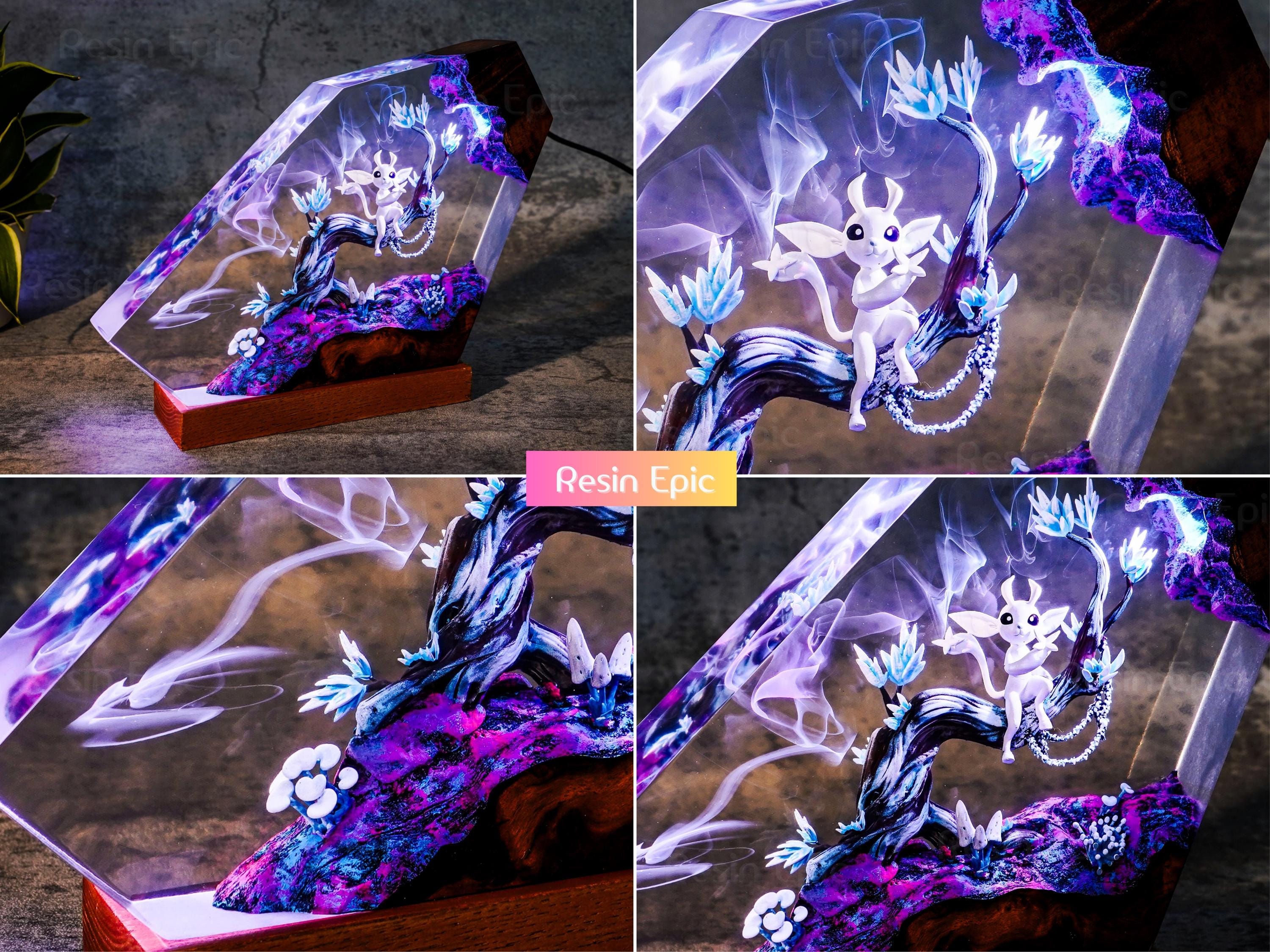 Ori fan collectible resin lamp, Ori and the B.lind Forest,  Unique Playroom or Desk Decor, mothers day gift