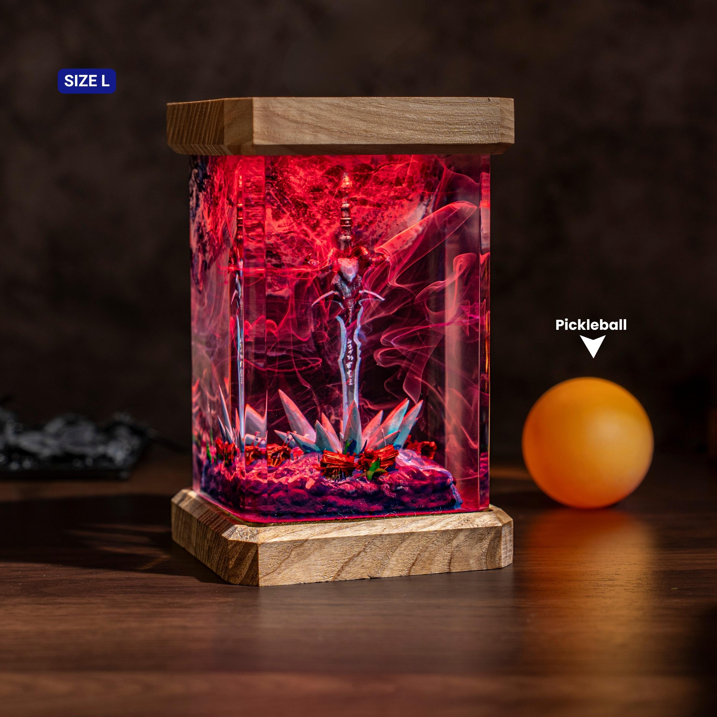 FR0STMOURNE SW0RD resin night light- World of Warcraft  resin lamp, Lich King Arthas, Warcraft Epic Night Light