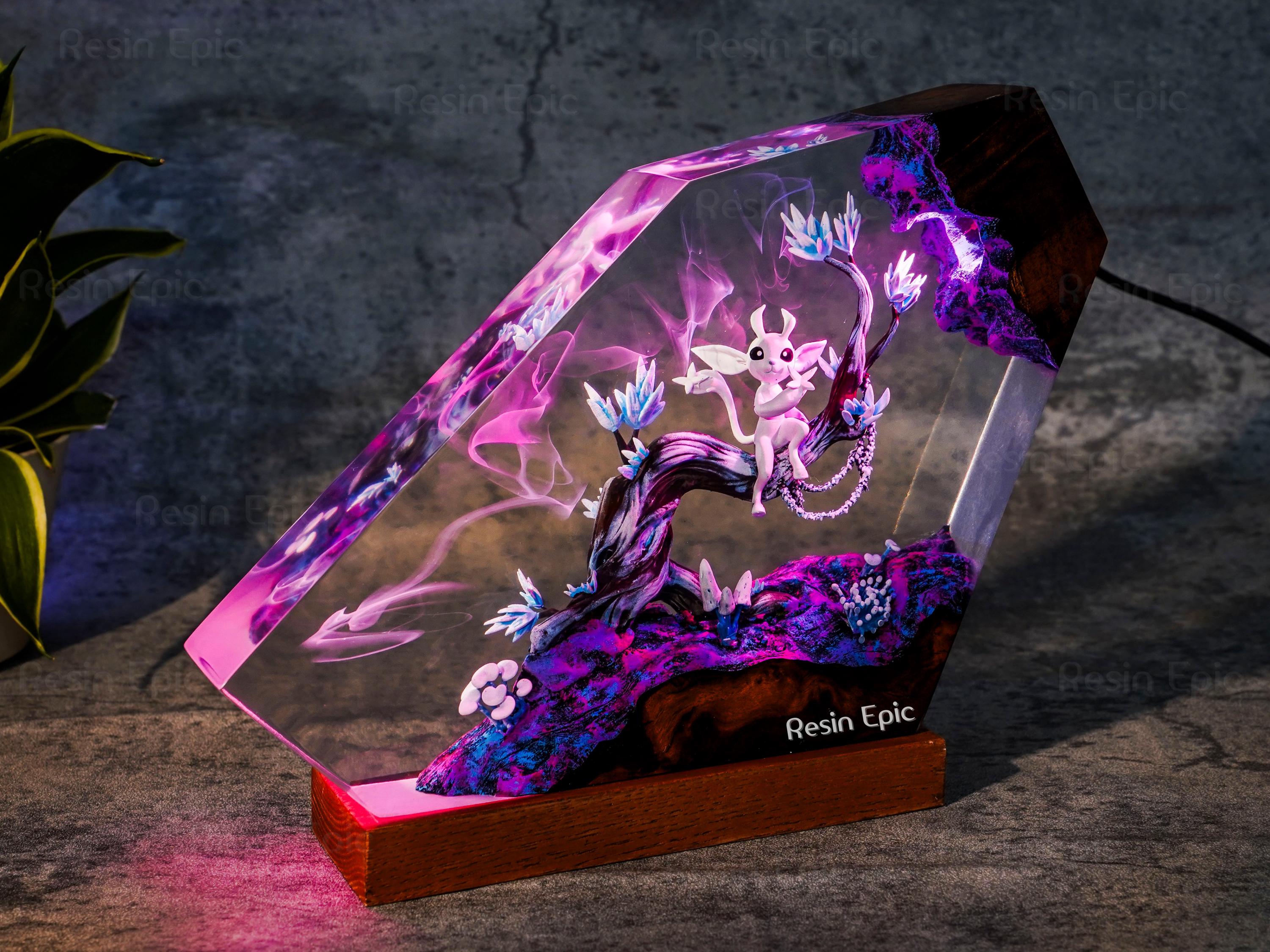 Ori fan collectible resin lamp, Ori and the B.lind Forest,  Unique Playroom or Desk Decor, mothers day gift
