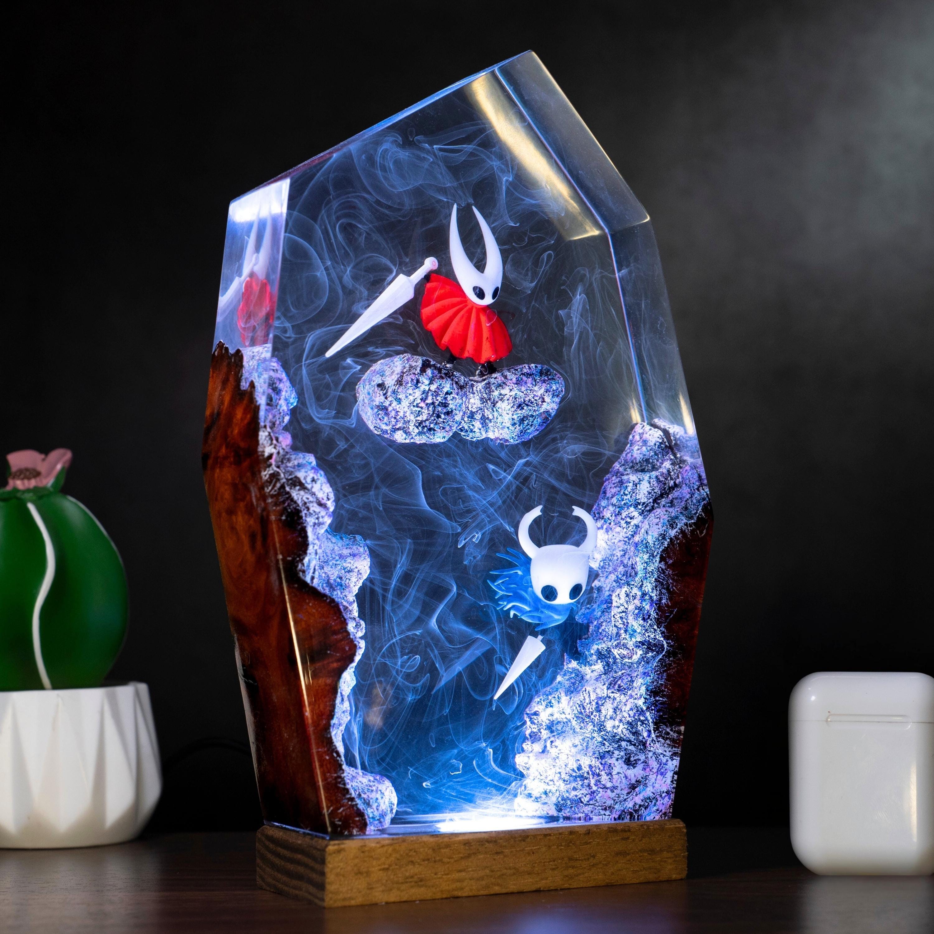 Space ship statue resin night light, Star Wars X-Wing Diorama Light, X-wing Starfighter, Millennium Falcon lamp
