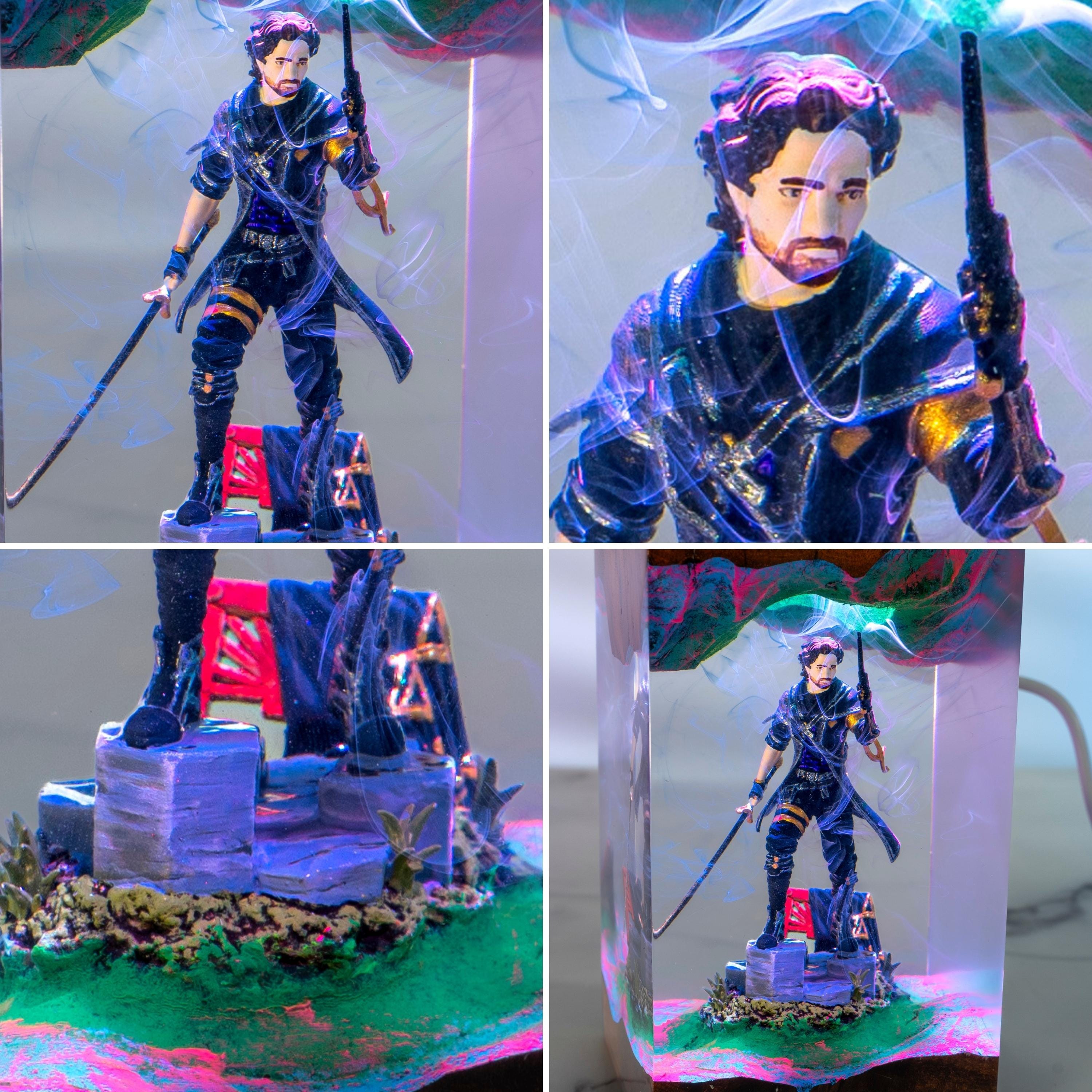 Gustave from Clair Obscur: Expedition 33 Night Light, Fantasy Game Collectible Gift, Gustave Figure, Diorama Maelle Expedition 33 Night lamp