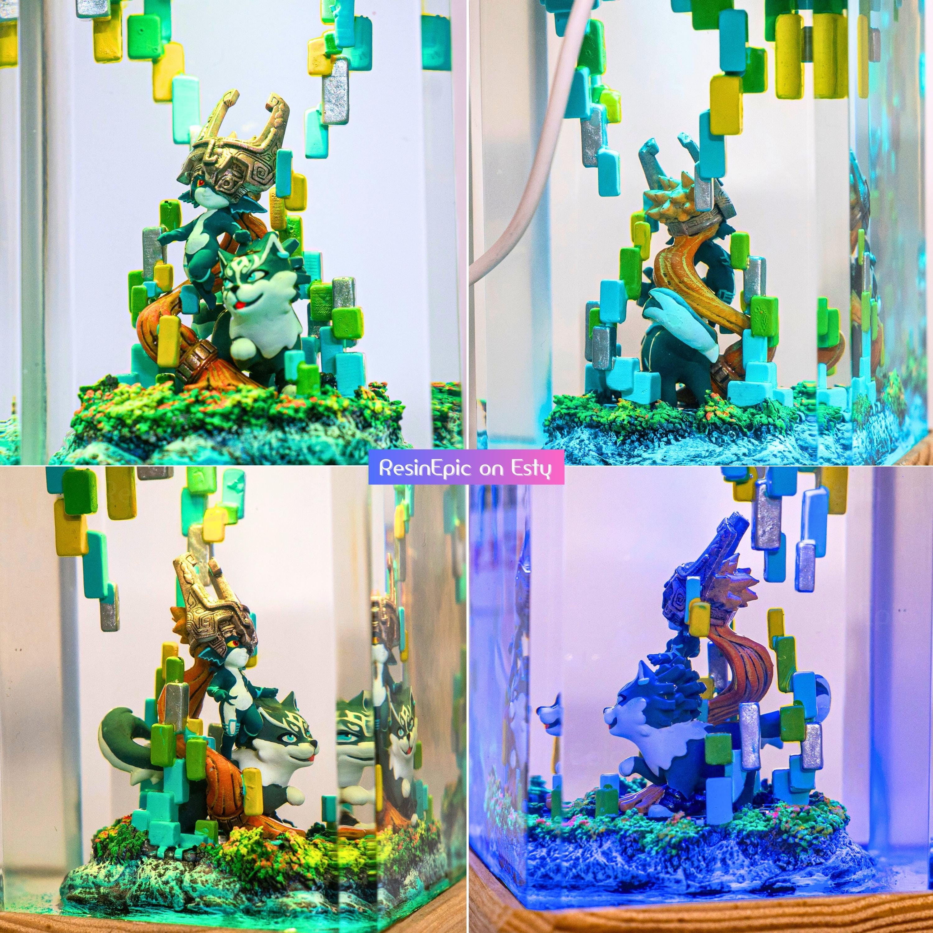 Midna and Wolf Link Zelda Resin Night Light – Zelda Twilight