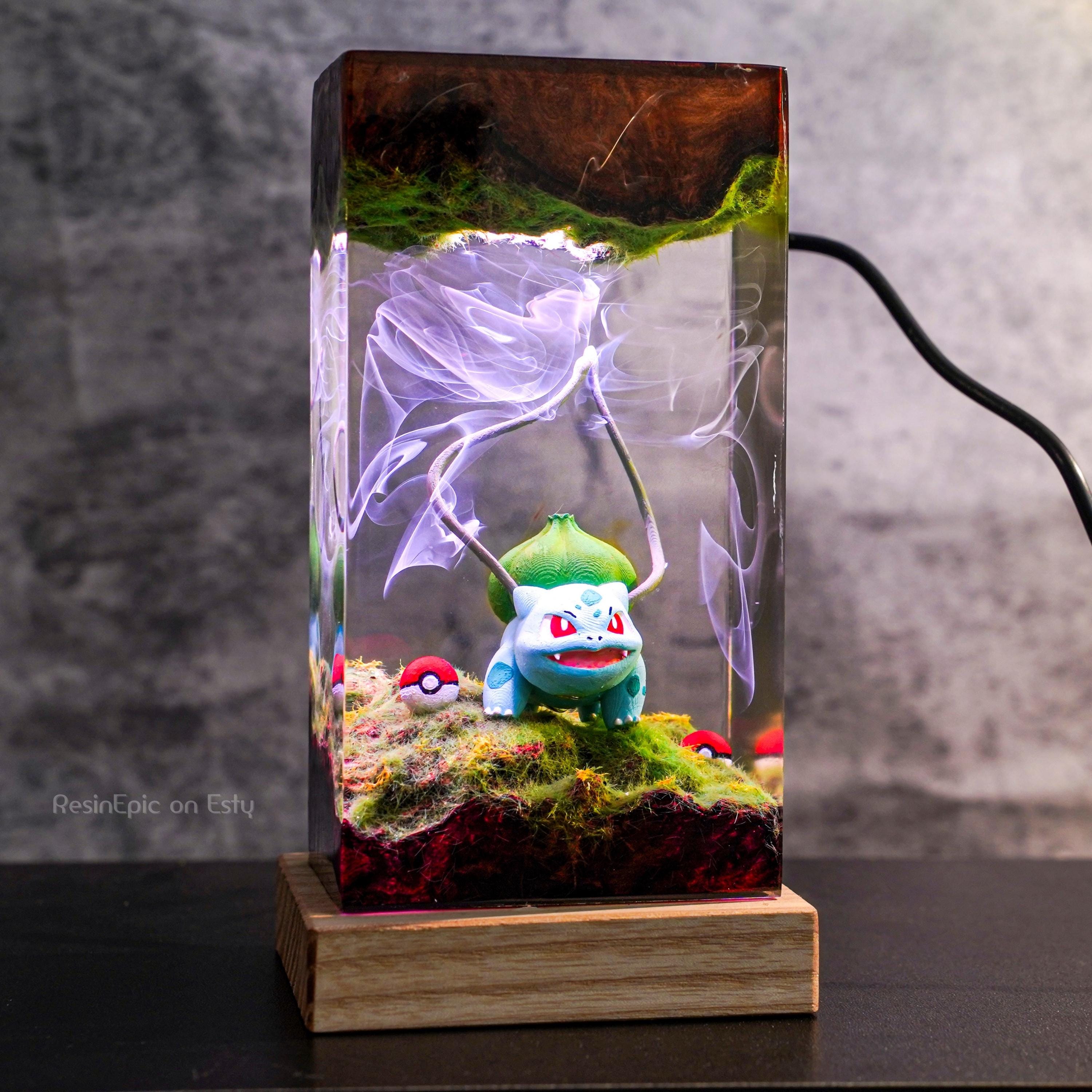 il_fullxfull.7047968391_dzjd Custom Pokemon fushigidane Resin Night Light – Anime Lover & Collector Gift Decor, Bulbasaur figure