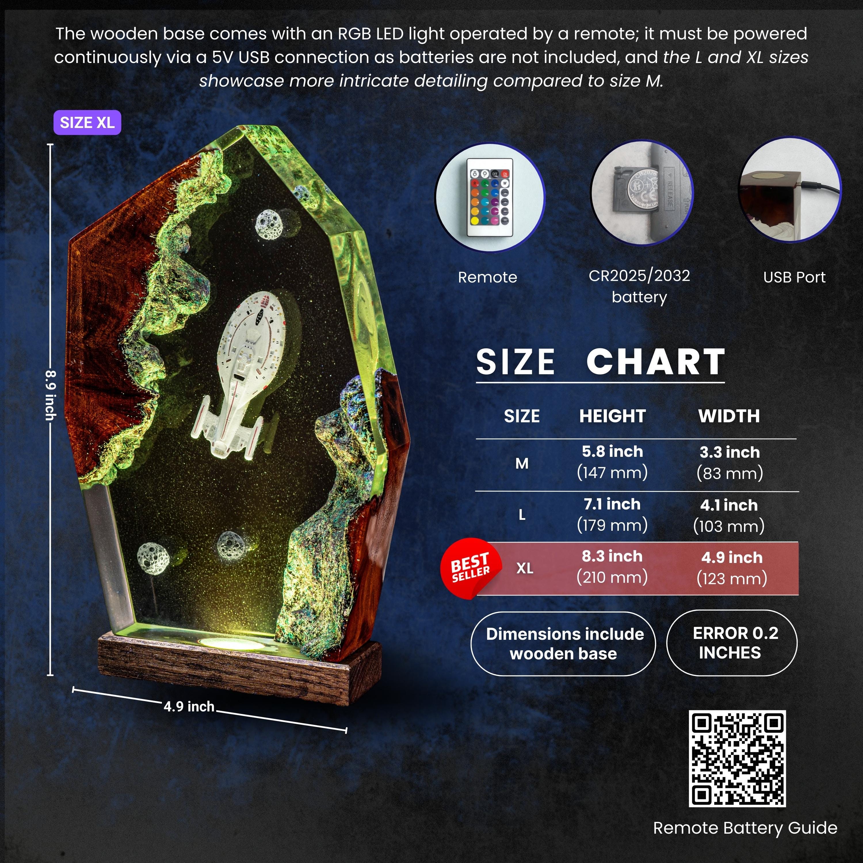Space ship statue resin night light, Star Wars X-Wing Diorama Light, X-wing Starfighter, Millennium Falcon lamp
