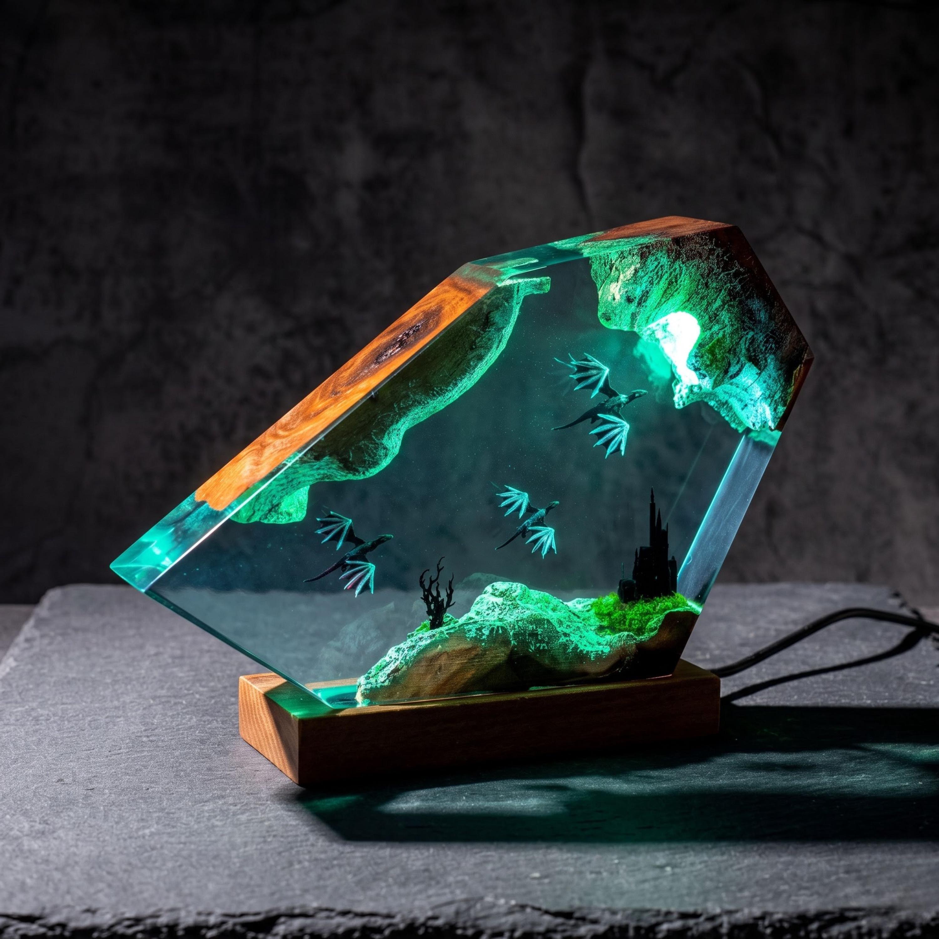 Castle Dragons Lamp