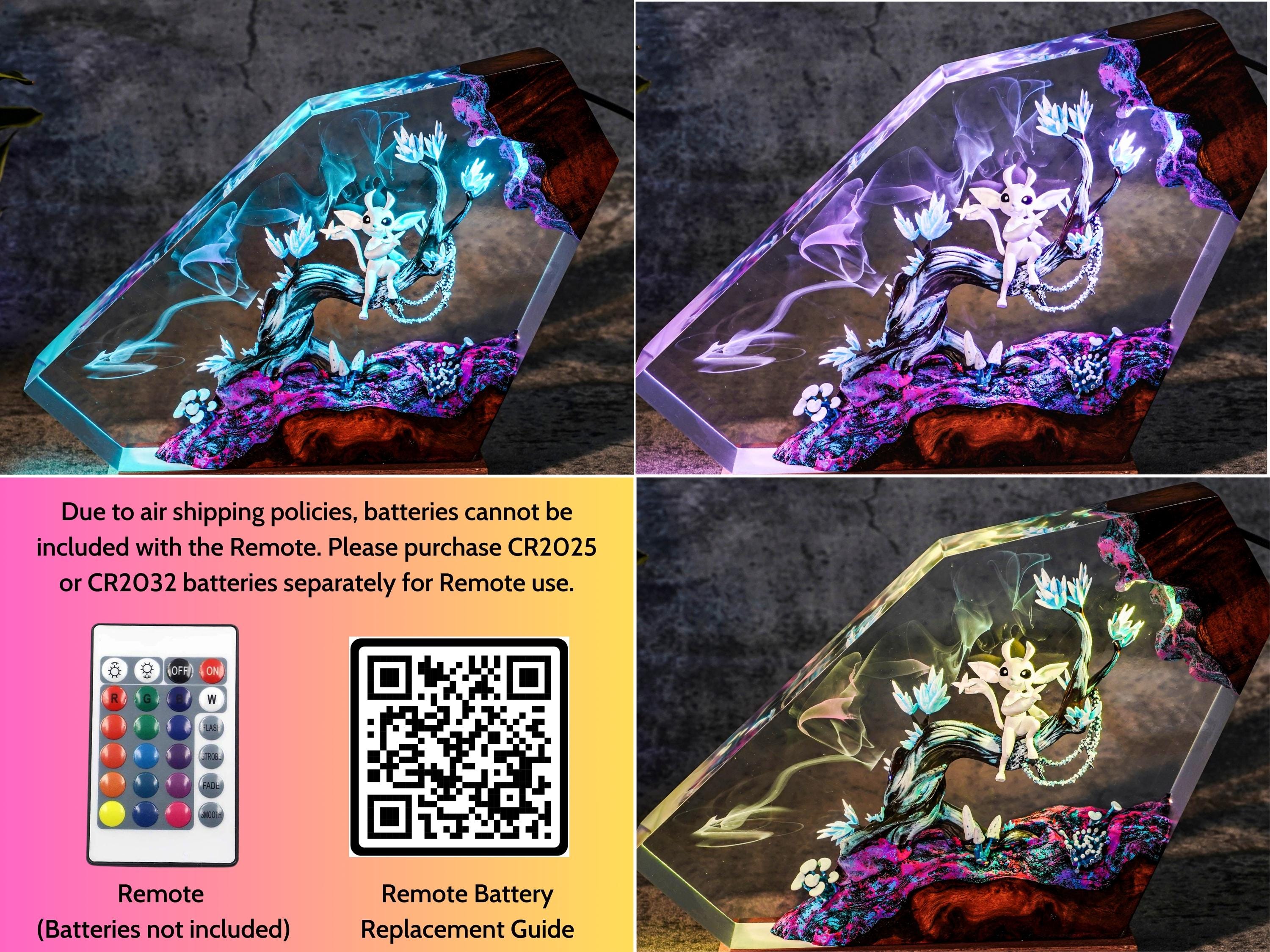 Ori fan collectible resin lamp, Ori and the B.lind Forest,  Unique Playroom or Desk Decor, mothers day gift