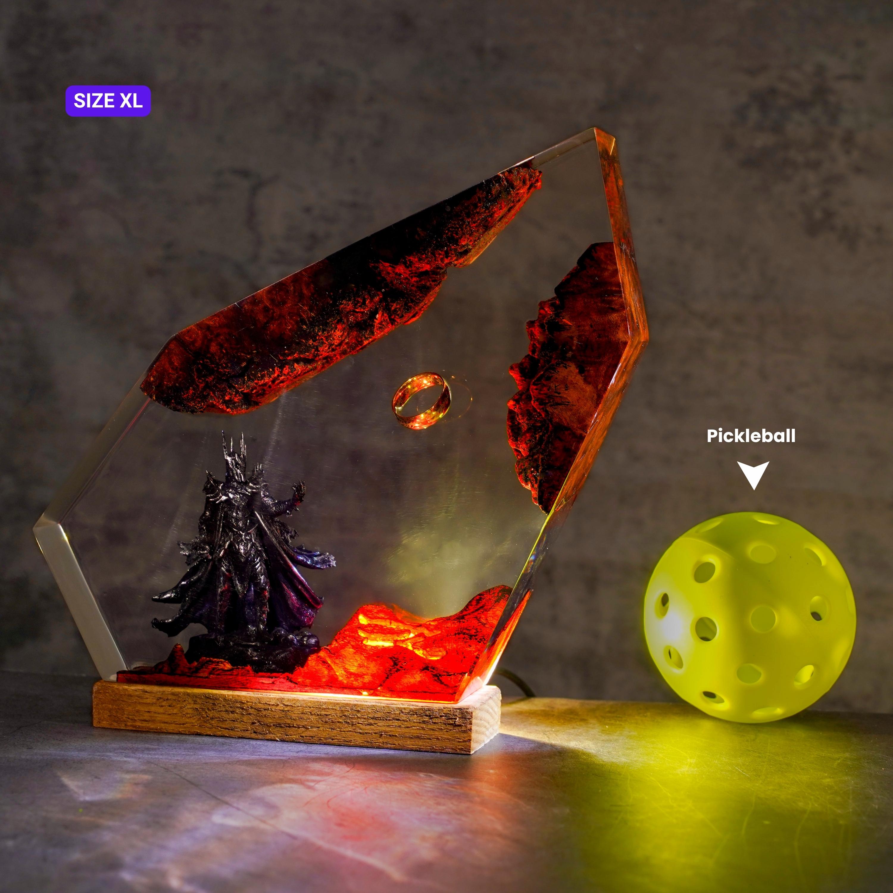il_fullxfull.7342997252_ismm Diorama Power Ring lamp, Custom Epoxy Resin Lamp, Lighting Home Decor, women's day gift ideas for her