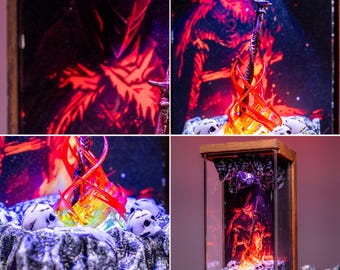 Resting Place in D.ark Sou.ls Night Light - Epoxy Game Gifts, Dark
