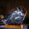 Sephiroth Resin Lamp Diorama Final Fantasy 7 Night Light,  ff5 resin lamp, One Winged Angel Decor, Back to school gift, Halloween gift