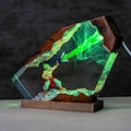 Broly Resin night light - anime resin lamp, playroom decore for kids, Broly figure, mothers day gift product logo