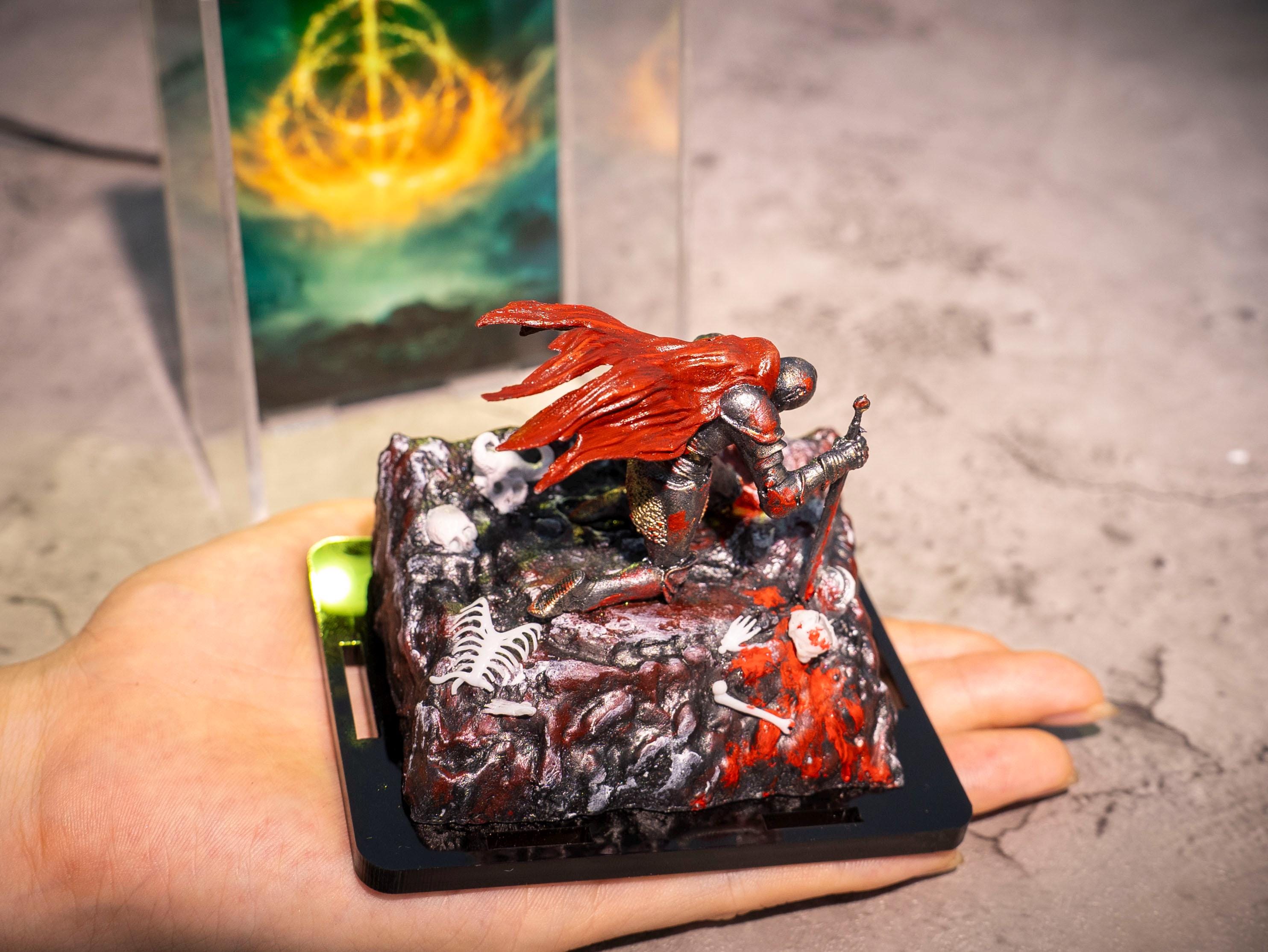 Custom Game diorama night lights -  Handcrafted Diorama Resin Figure, Miniature gift for him, 3d model