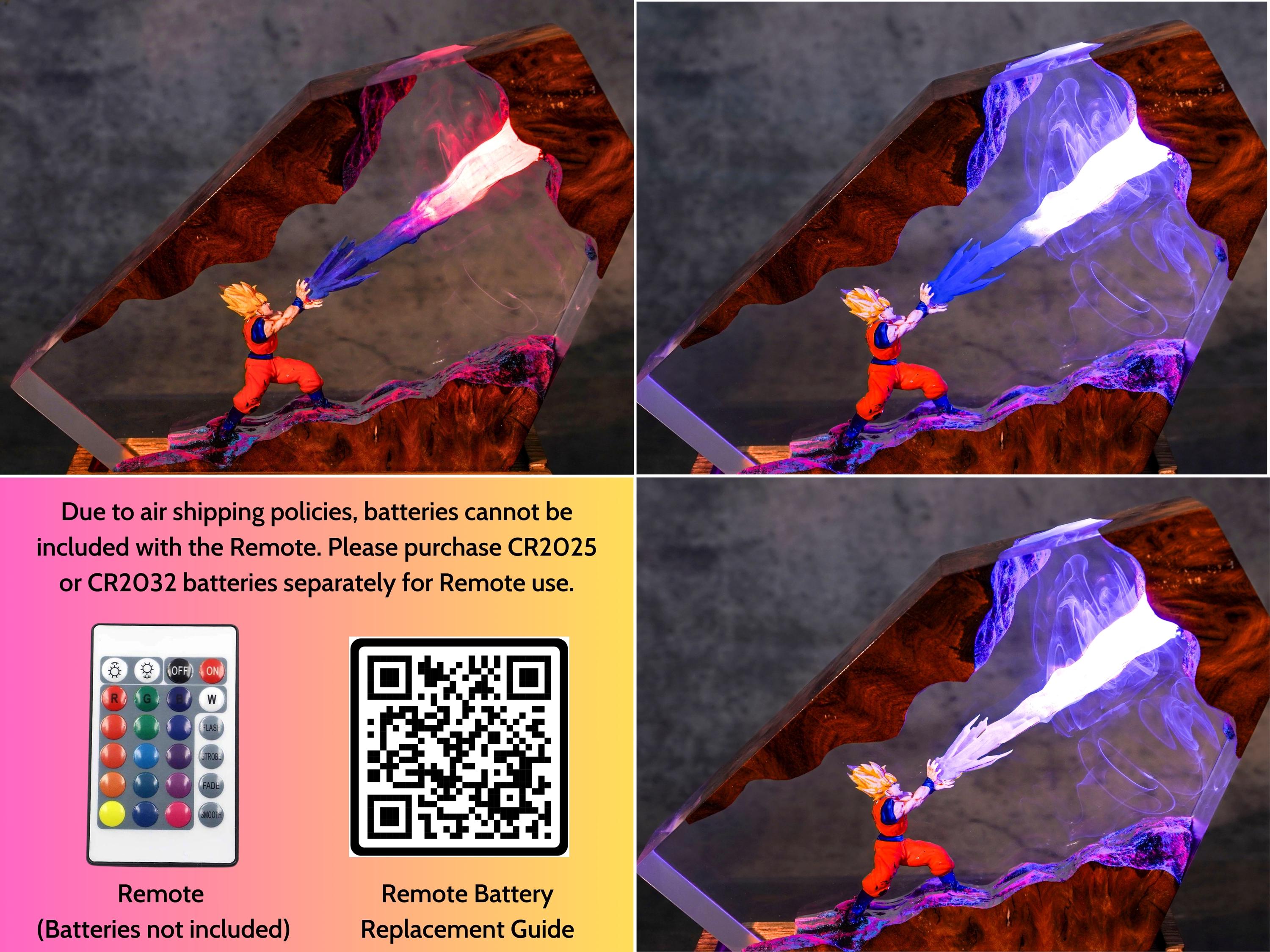 il_fullxfull.6448102804_agdk Custom anime Dragon ball resin night light, Super Fighter Energy Beam, playroom decore for him, unique gift for kids, goku resin lamp