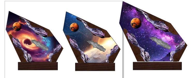 Custom Epoxy Lamp, Personalized Handmade Epoxy Night Light, Custom Theme Diorama Lamp, Unique Gift, Anime Game Movie Decor, gift for her