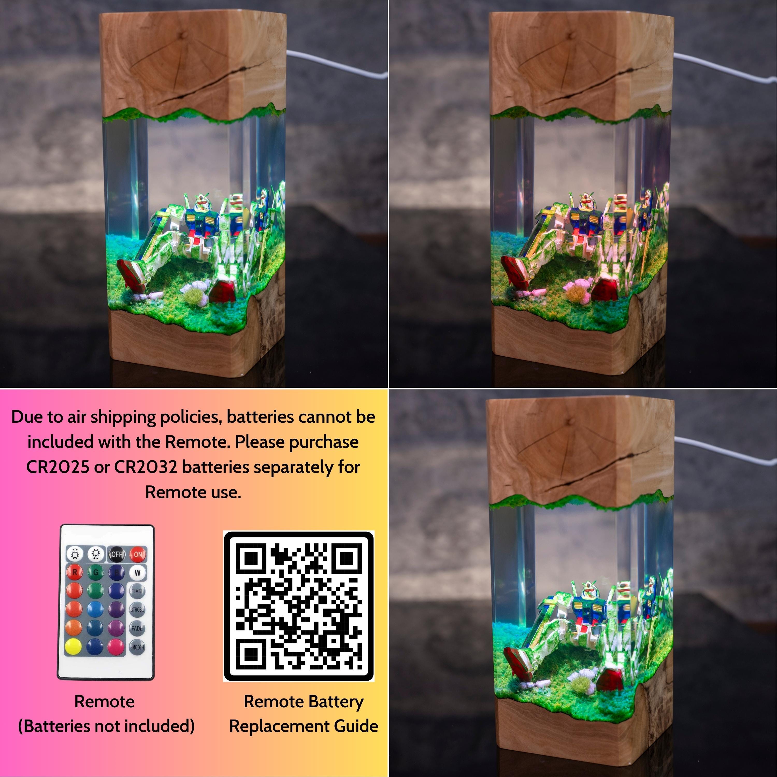 il_fullxfull.7033783863_9xlx Rebirth Robot Resin Lamp – Handmade Mecha Diorama Light, Futuristic Anime Decor, Unique Gamer Gift