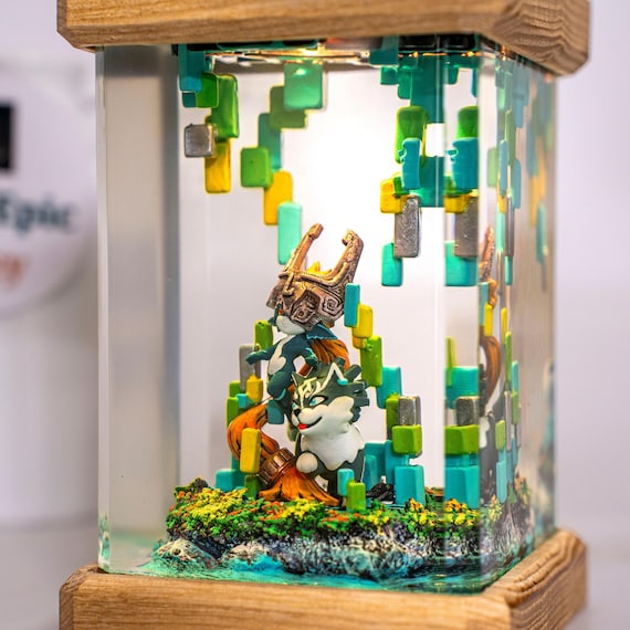Midna and Wolf Link Zelda Resin Night Light – Zelda Twilight