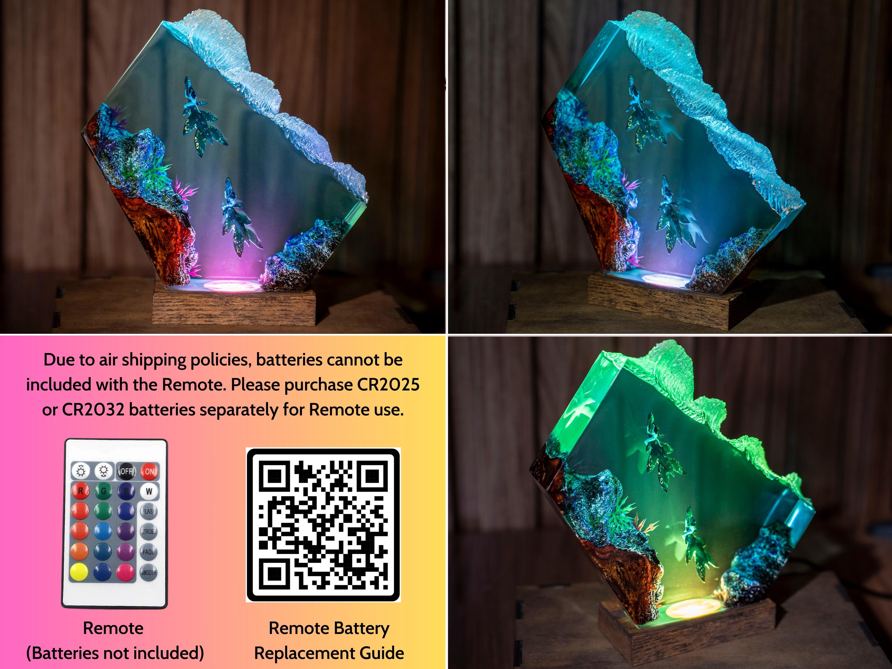 Ilu Avatar 2 Way of the Water, Avatar 3, Epoxy and Wooden Night Lights, Lighting Home Decor, Birthday Gifts, Gifts for Mom