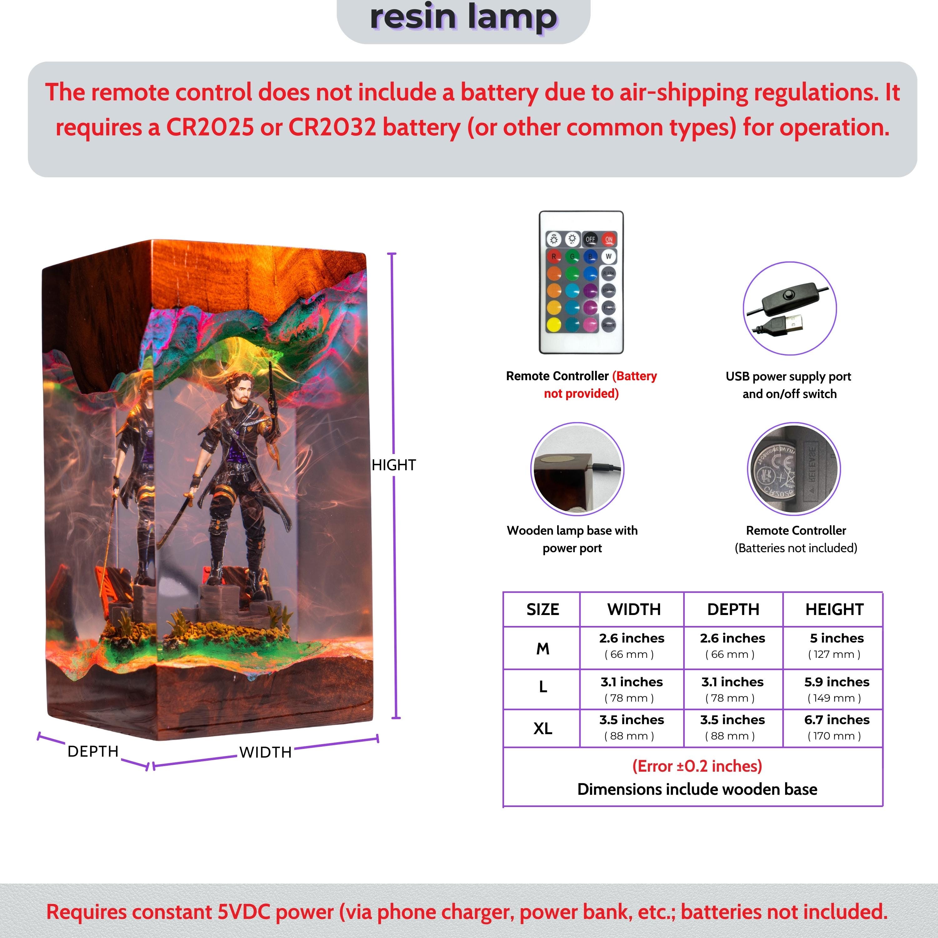 Gustave from Clair Obscur: Expedition 33 Night Light, Fantasy Game Collectible Gift, Gustave Figure, Diorama Maelle Expedition 33 Night lamp