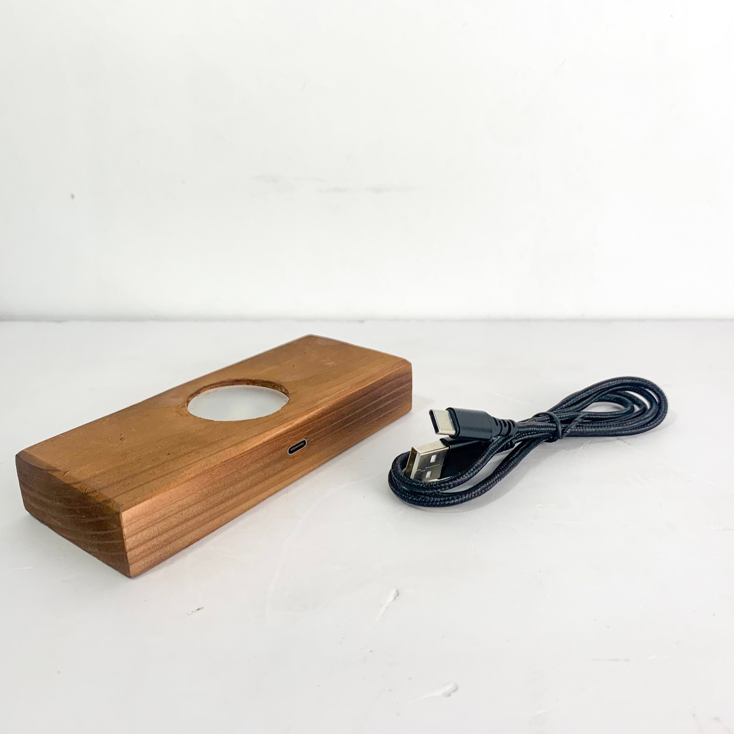 Remote control RGB LED lights via Remote for Resin night lights, powered through USP Type C charging port