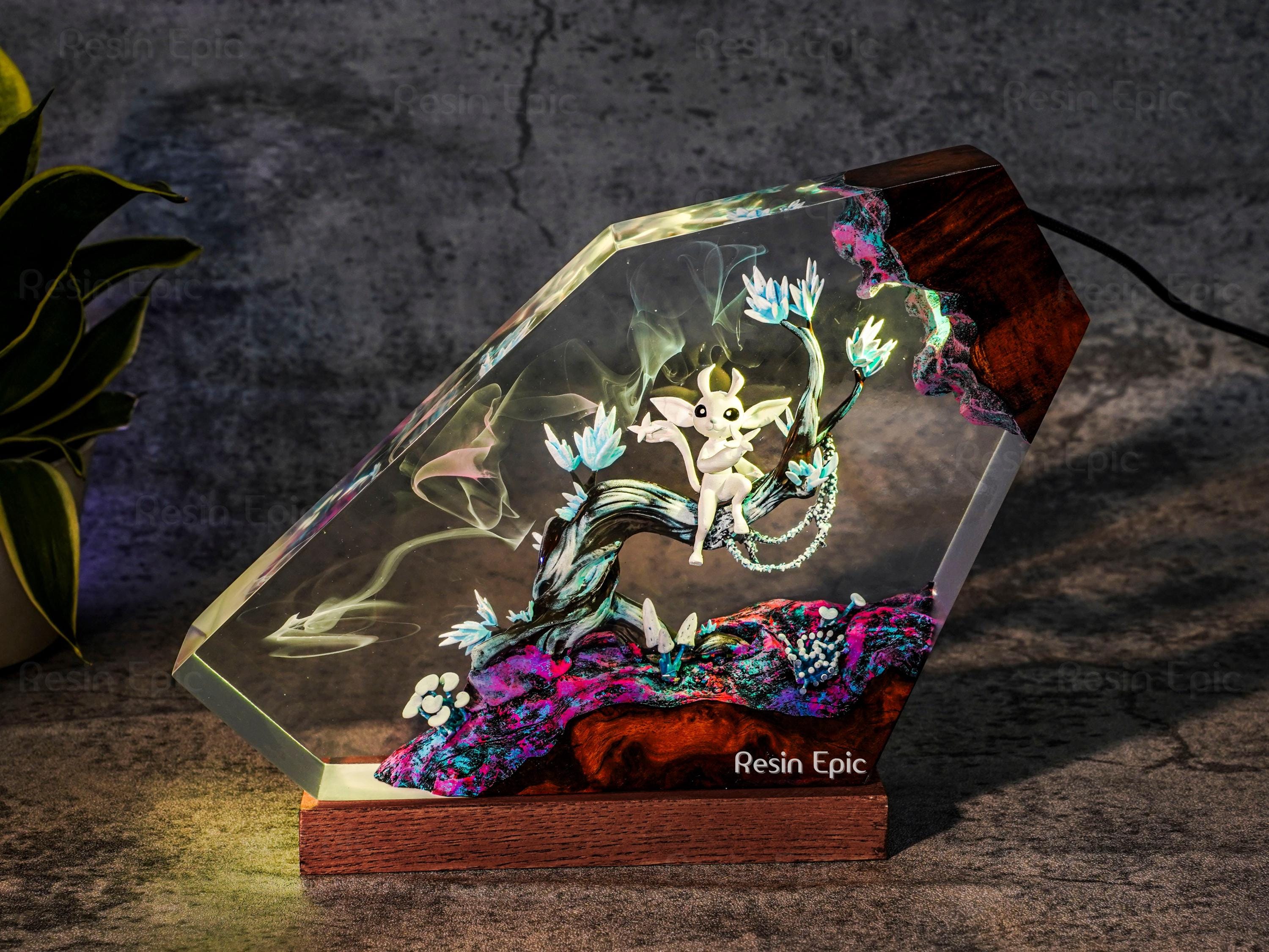 Ori fan collectible resin lamp, Ori and the B.lind Forest,  Unique Playroom or Desk Decor, mothers day gift