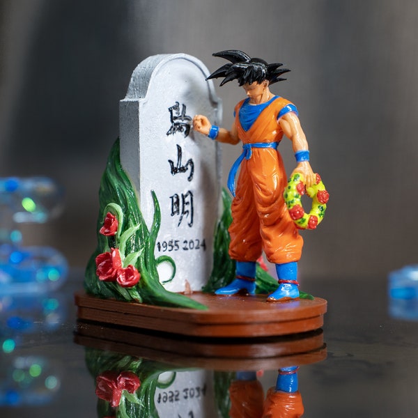 Go.ku, Dra.gon Ball - 3D Printed Model - Nomnom Figures, Goku commemorates To.riyama Akira