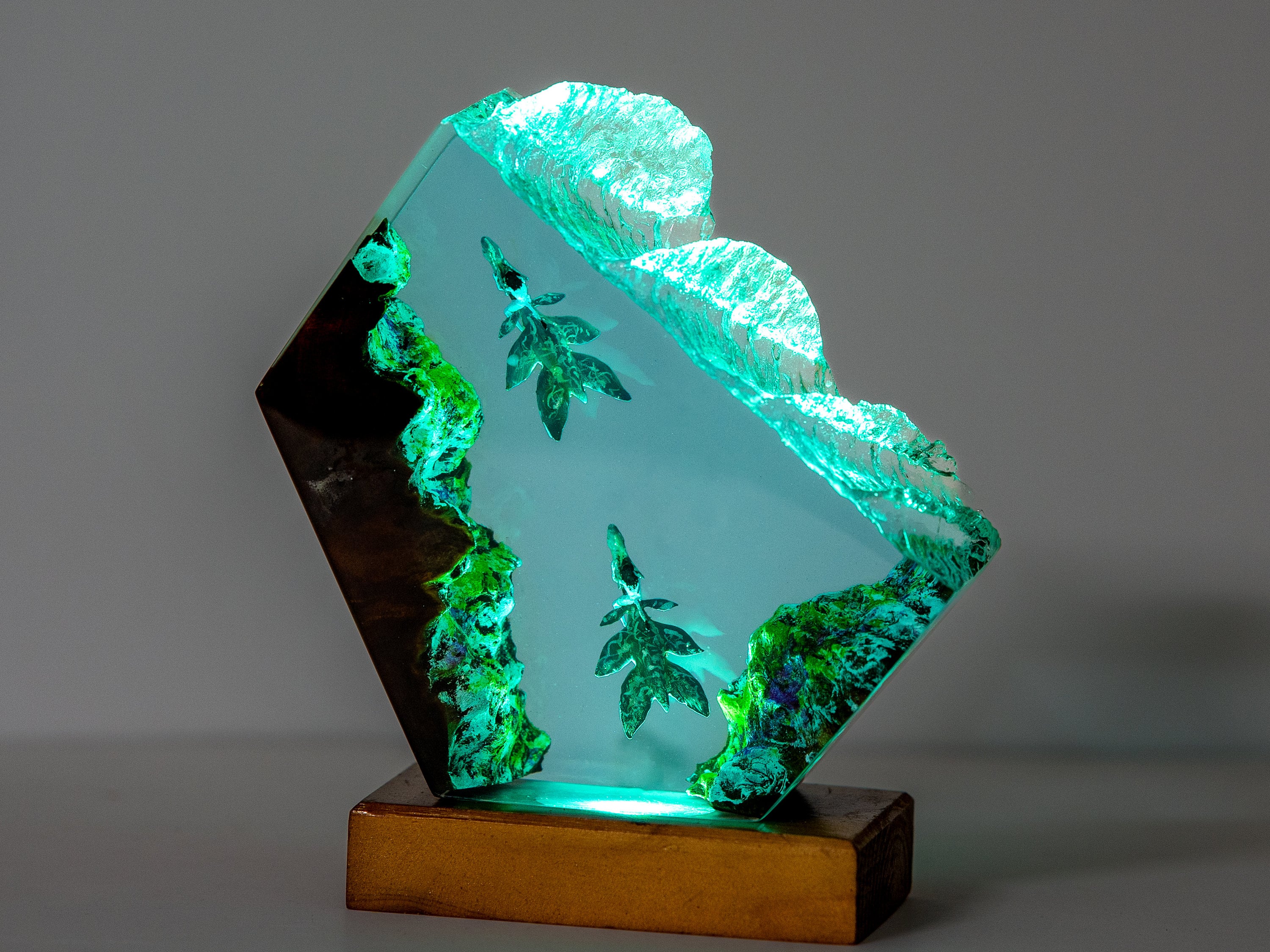 Ilu Avatar 2 Way of the Water, Avatar 3, Epoxy and Wooden Night Lights, Lighting Home Decor, Birthday Gifts, Gifts for Mom