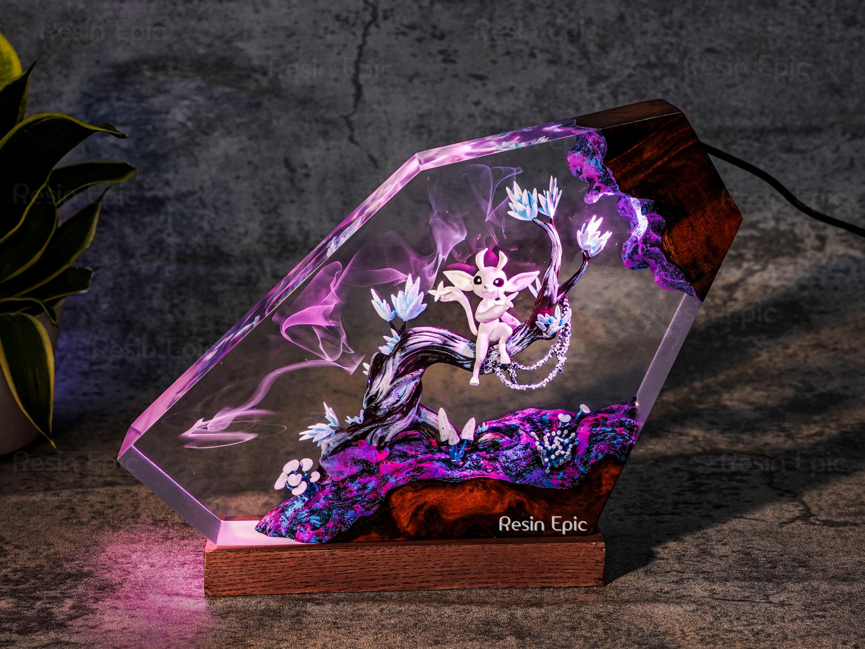 il_fullxfull.6500931325_fck7 Custom Ori Resin Lamp – Ori and the Blind Forest Night Light, Handmade Epoxy Diorama Fantasy gifts, father's day, gift for dad