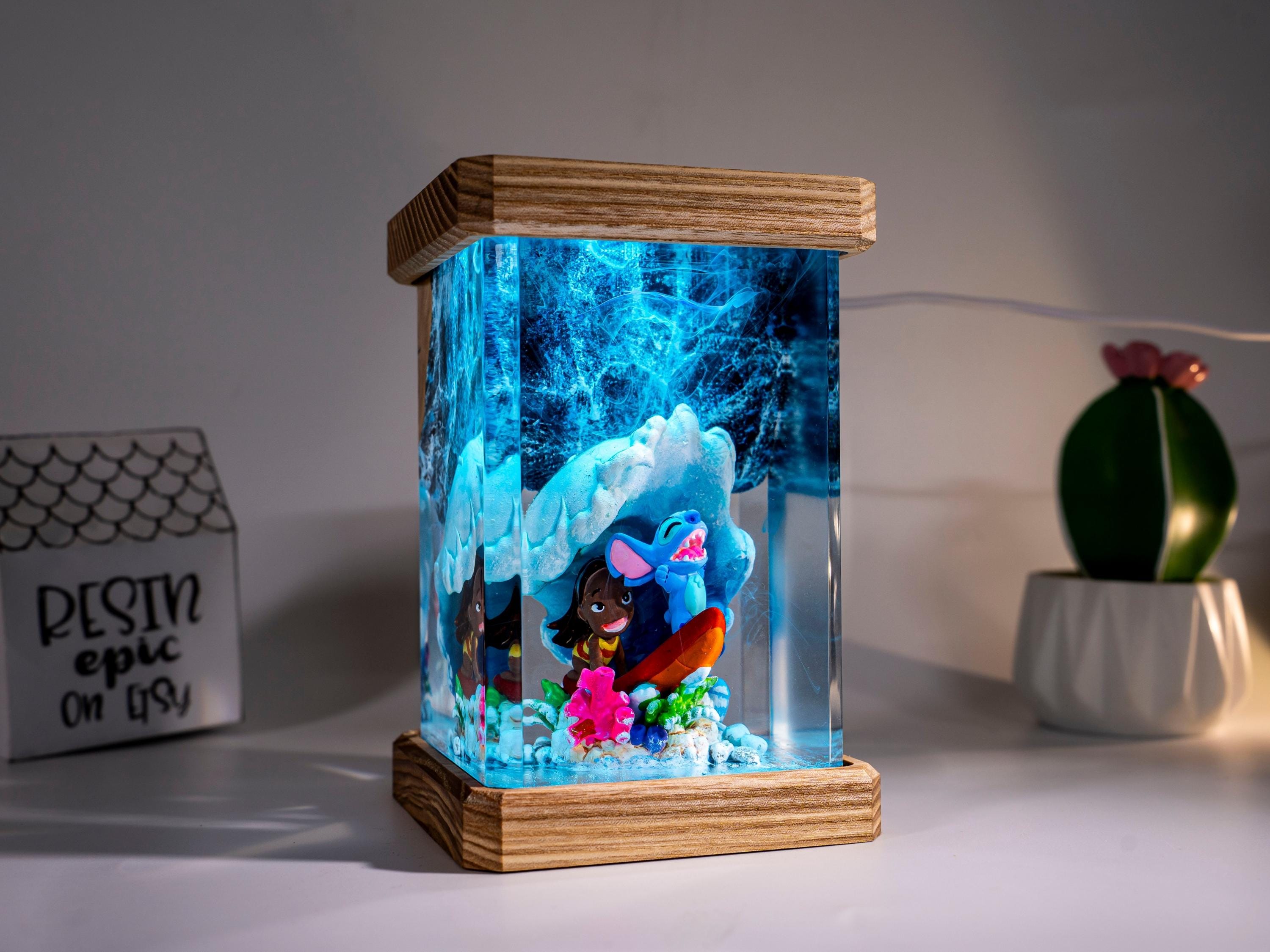 Mewtwo resin night light, pokemon lamp for kids Unique Gamer Gift, Bedroom & Playroom Decor, christmas gift for kids