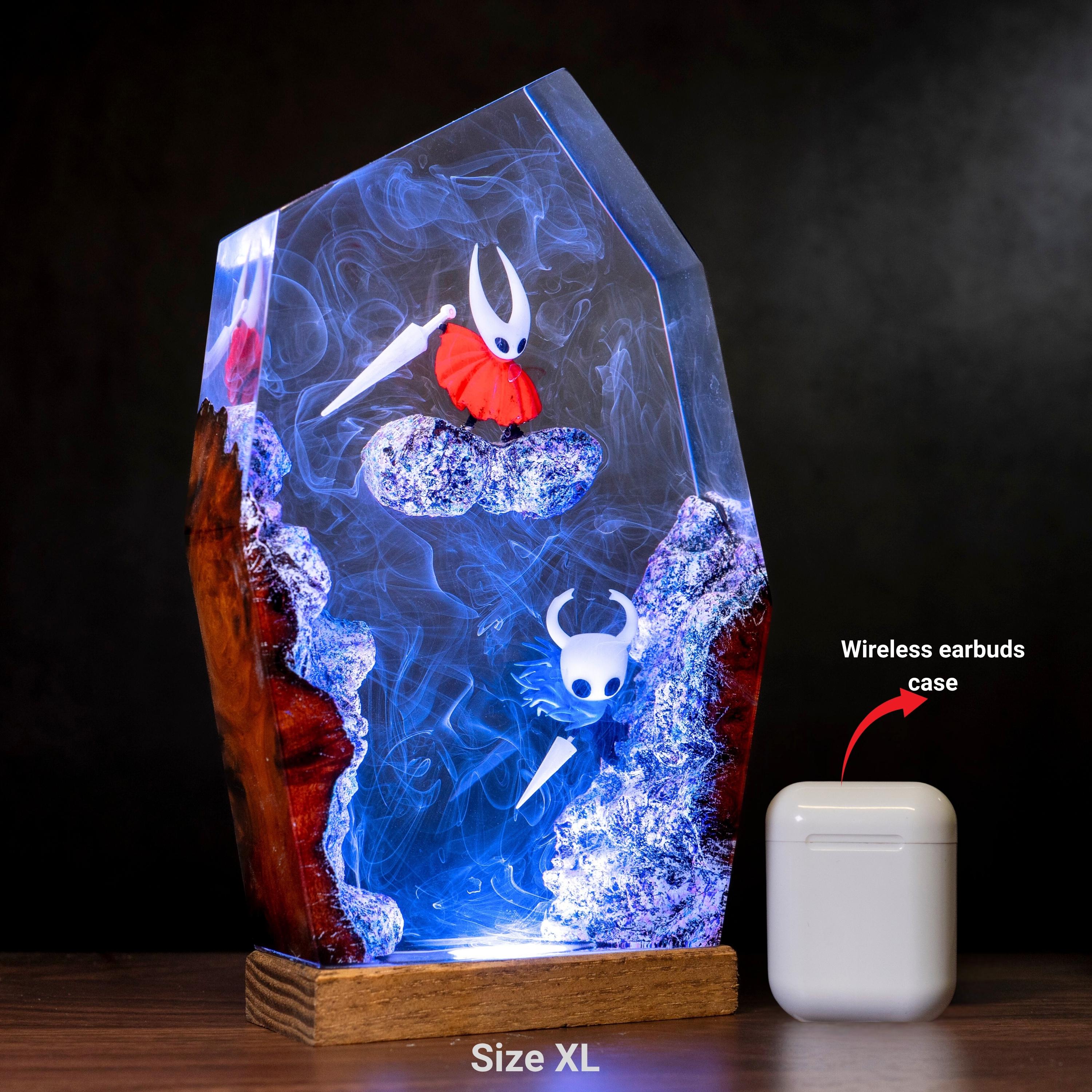 Space ship statue resin night light, Star Wars X-Wing Diorama Light, X-wing Starfighter, Millennium Falcon lamp