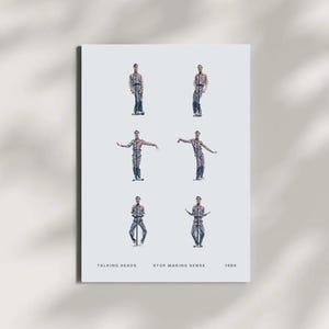 Talking Heads Stop Making Sense Poster, David Byrne, Life During Wartime