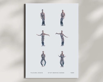 Talking Heads Stop Making Sense Poster, David Byrne, Life During Wartime