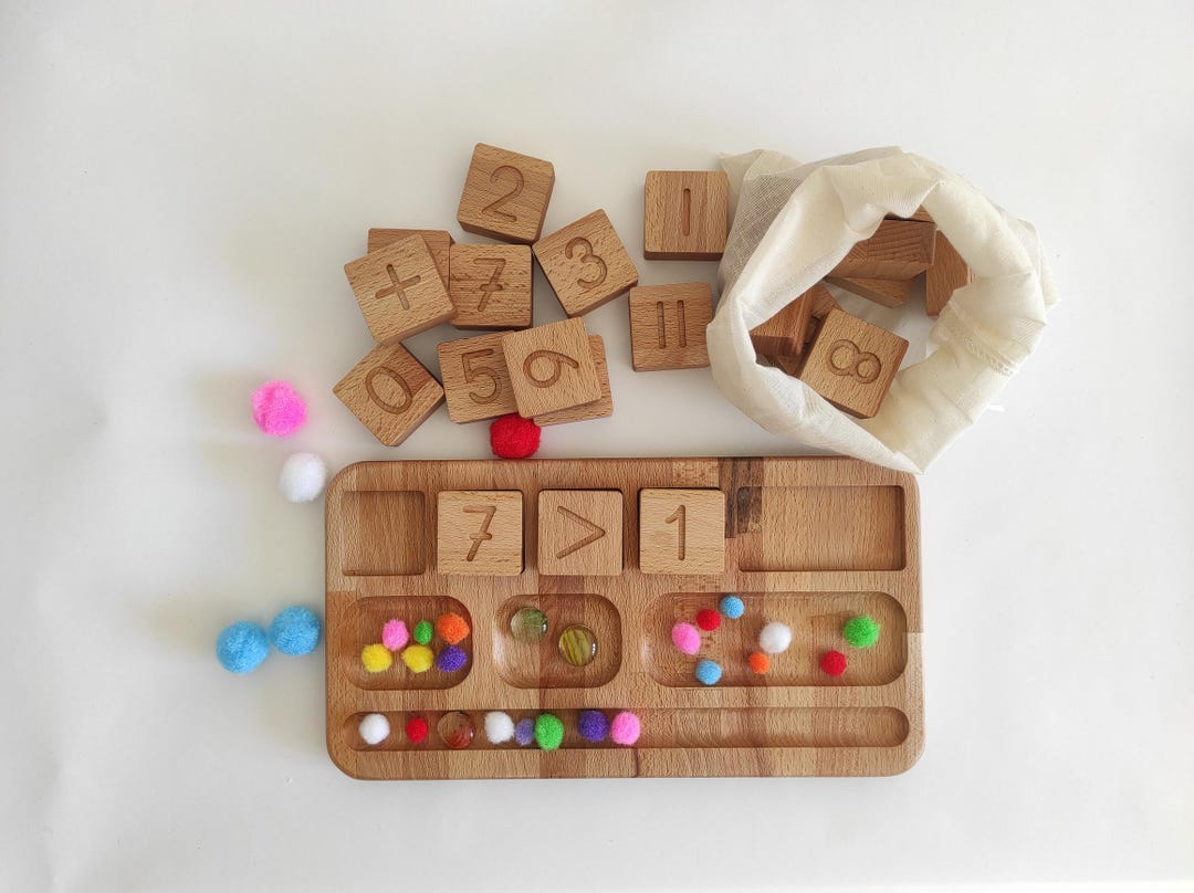 CNC Dxf-svg-pdf File – Wooden Math Board – Montessori Math Learning - Etsy