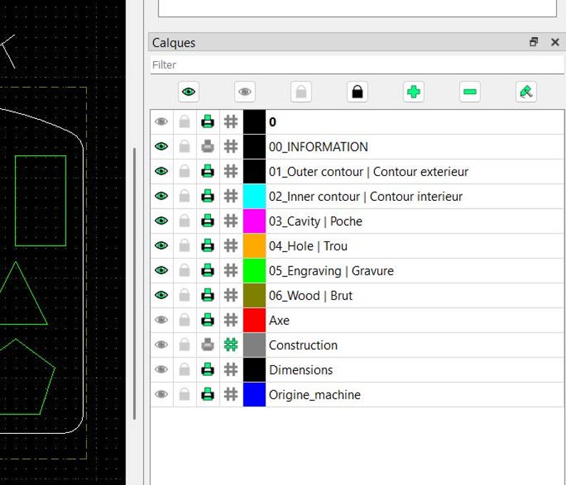 Dxf Shape Library CNC Dxf-svg-pdf File – Geometric Shapes and Spiral Board – Wooden ...