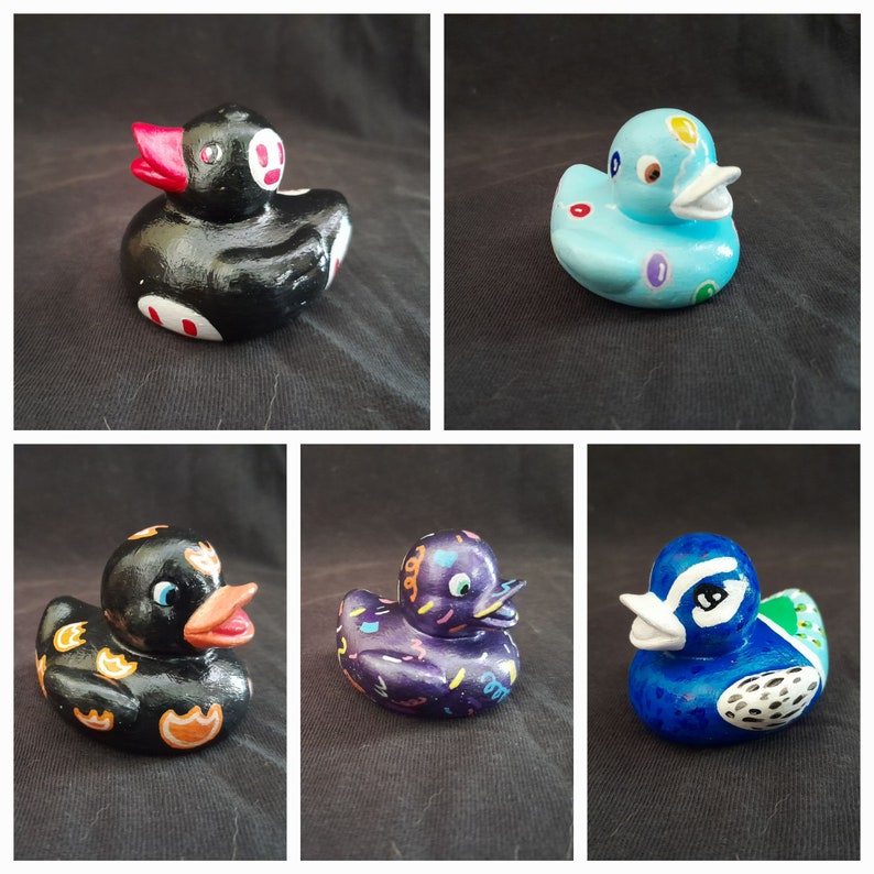 Customized Ducks Custom Hand-painted Rubber Duck, Unique Designs - Etsy
